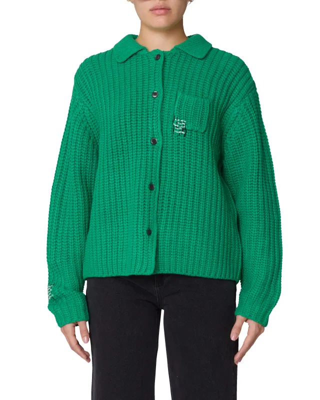 JULIAN BUTTON DOWN SWEATER sold by Obey