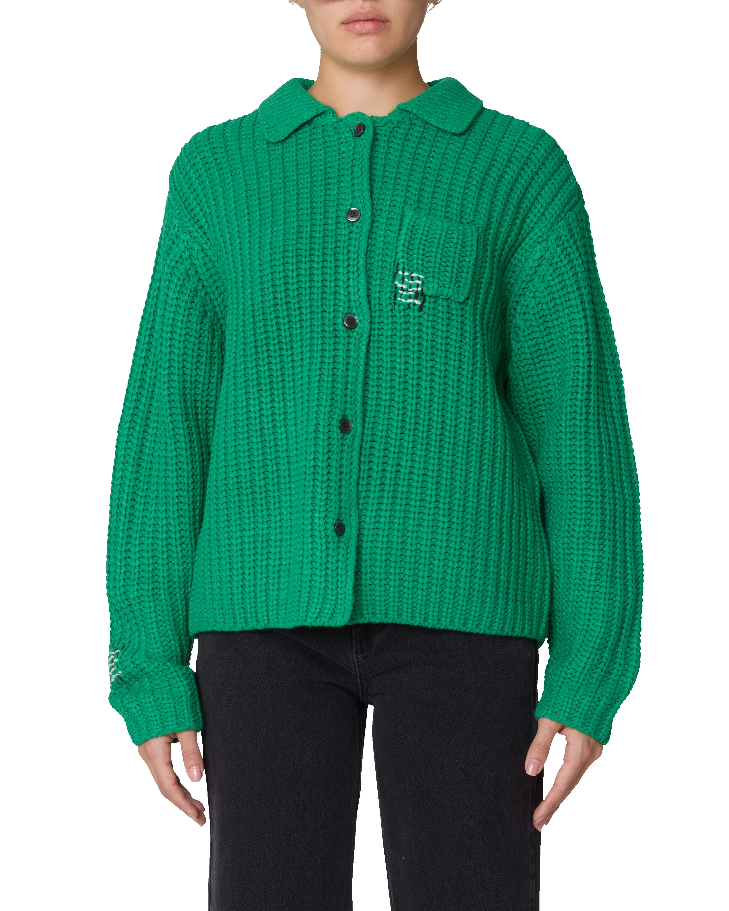 JULIAN BUTTON DOWN SWEATER sold by Obey