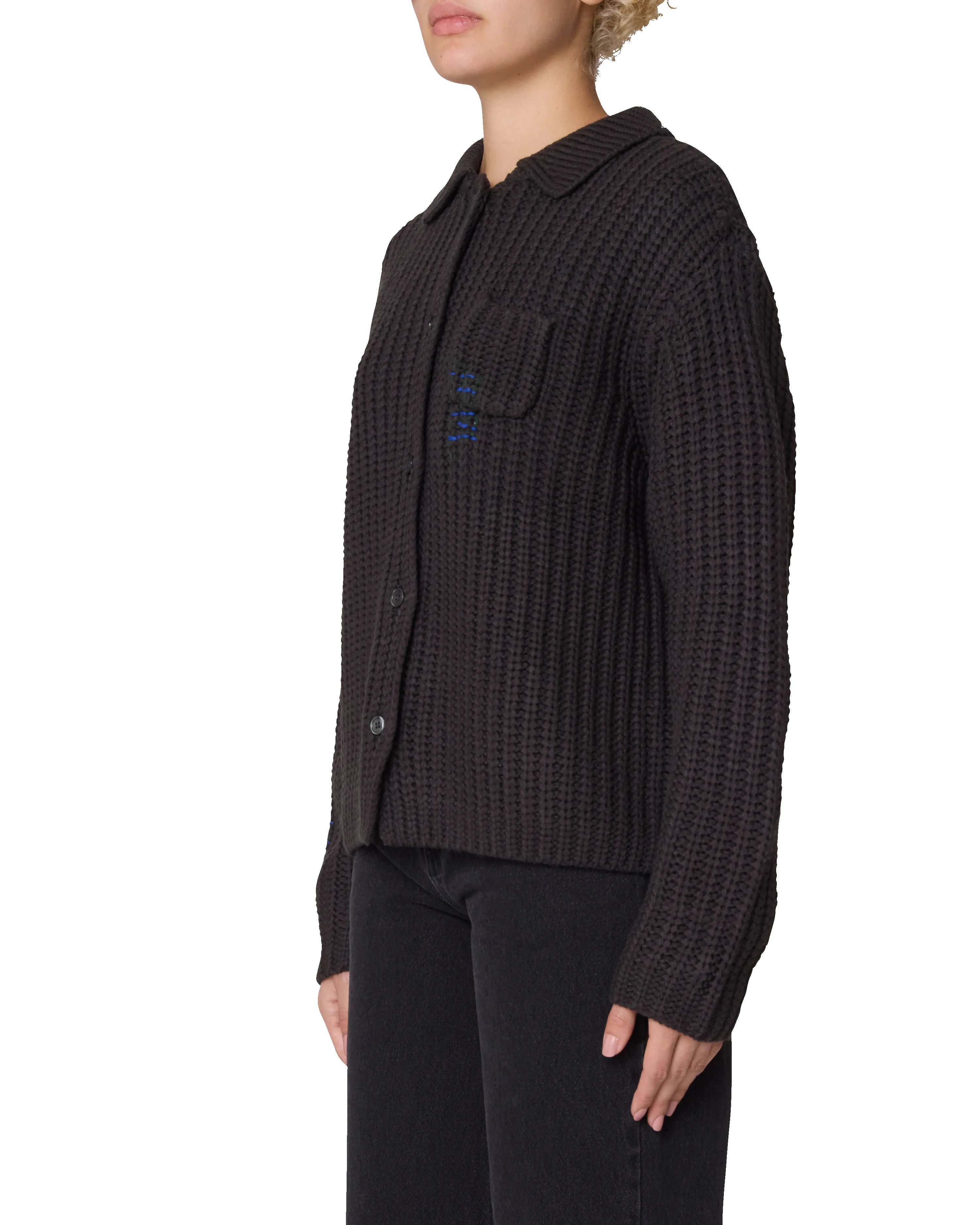 JULIAN BUTTON DOWN SWEATER sold by Obey product image thumbnail 2
