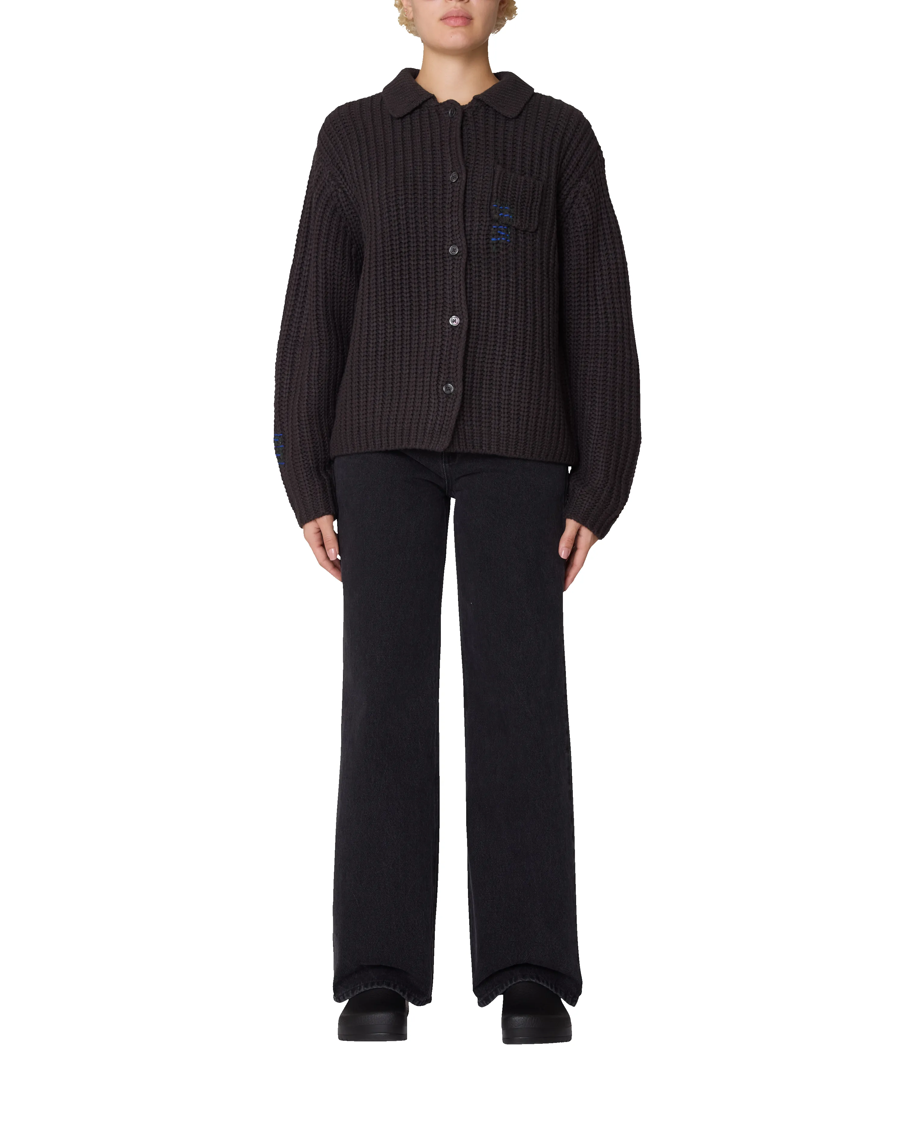 JULIAN BUTTON DOWN SWEATER sold by Obey product image thumbnail 4