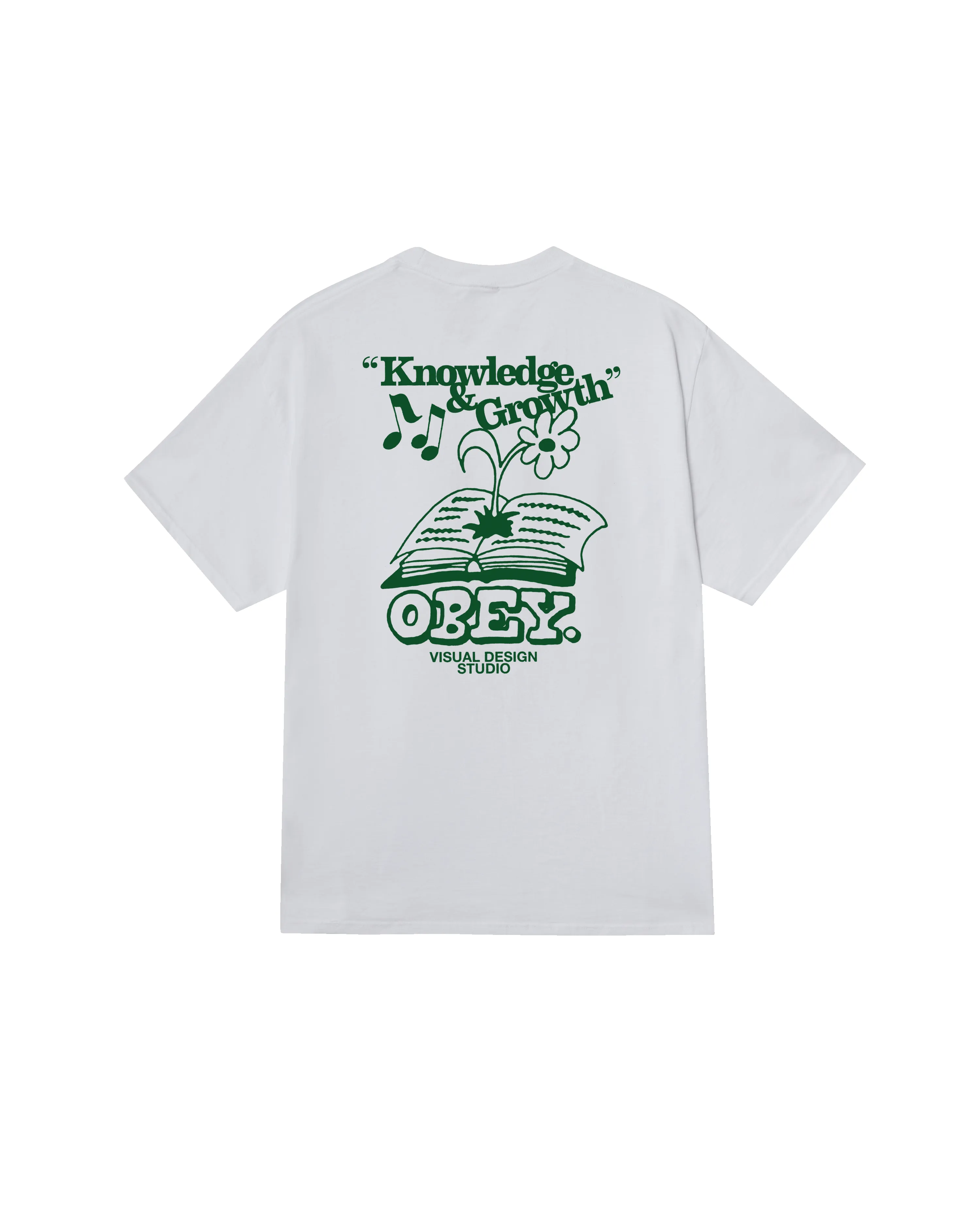 KNOWLEDGE & GROWTH CLASSIC T-SHIRT sold by Obey