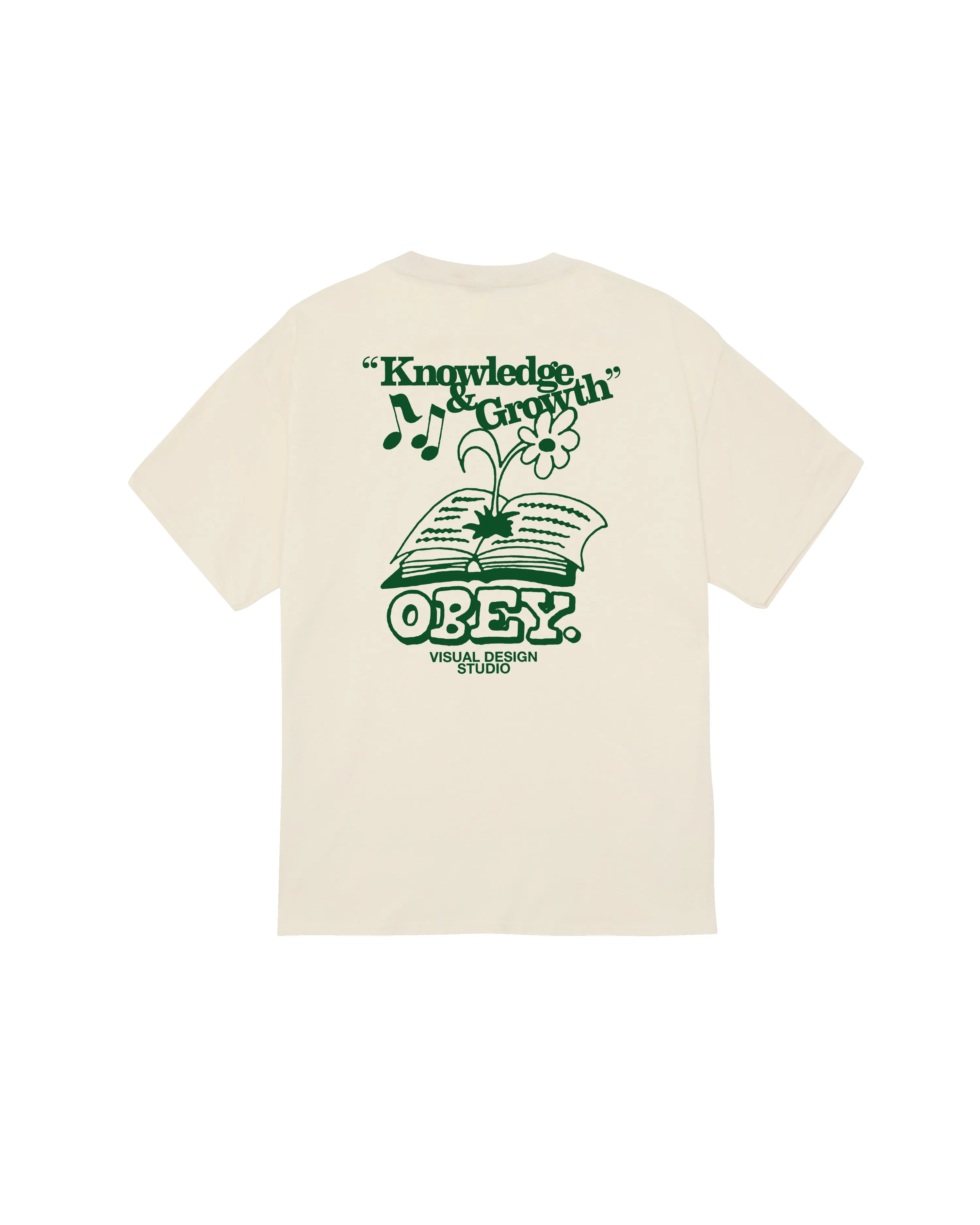 KNOWLEDGE & GROWTH CLASSIC T-SHIRT sold by Obey