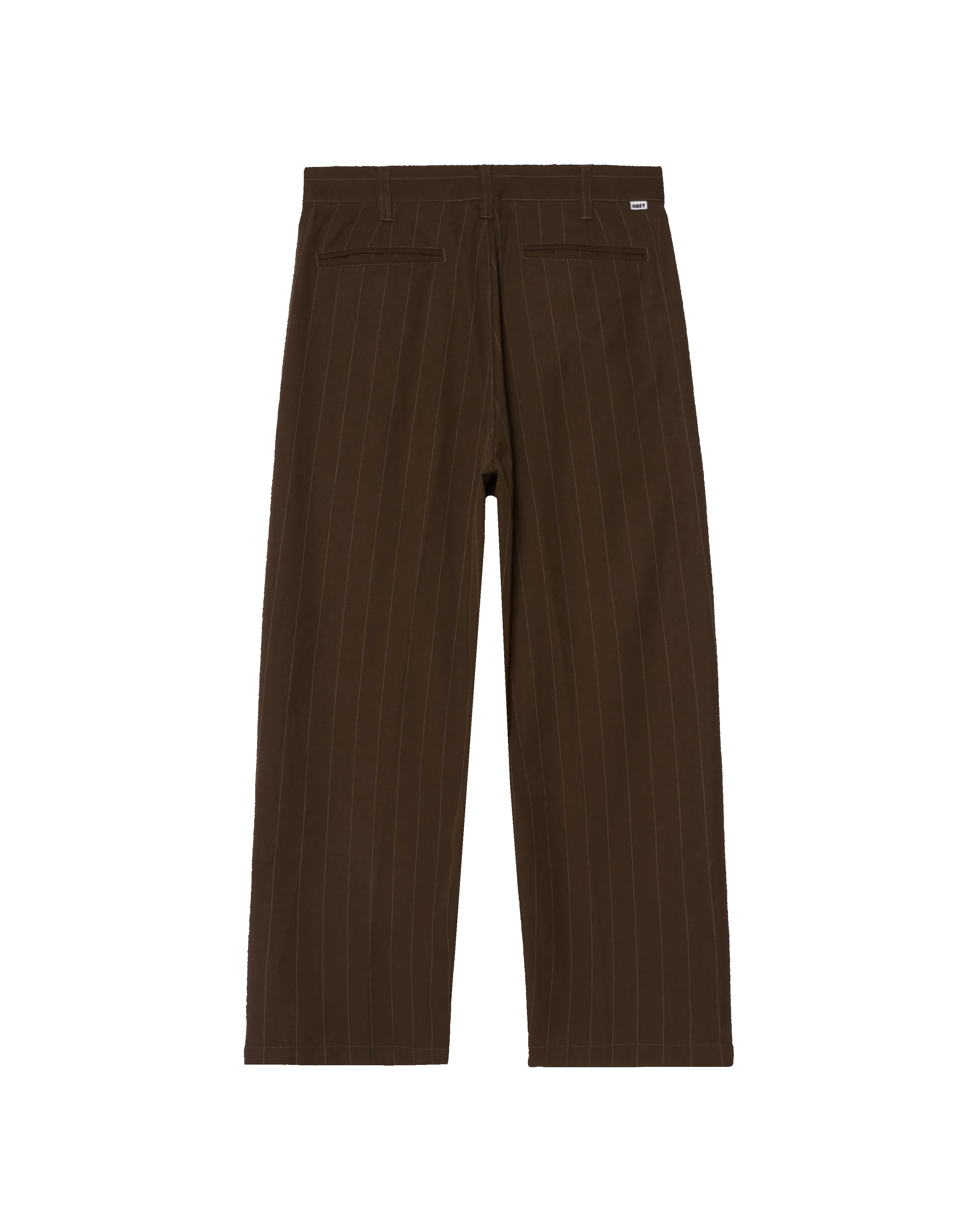 DEAN STRIPE PLEATED PANT sold by Obey product image thumbnail 2