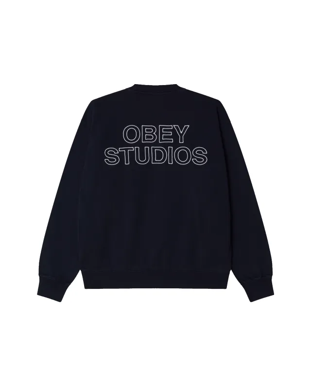 OBEY STUDIOS FADED CREWNECK sold by Obey