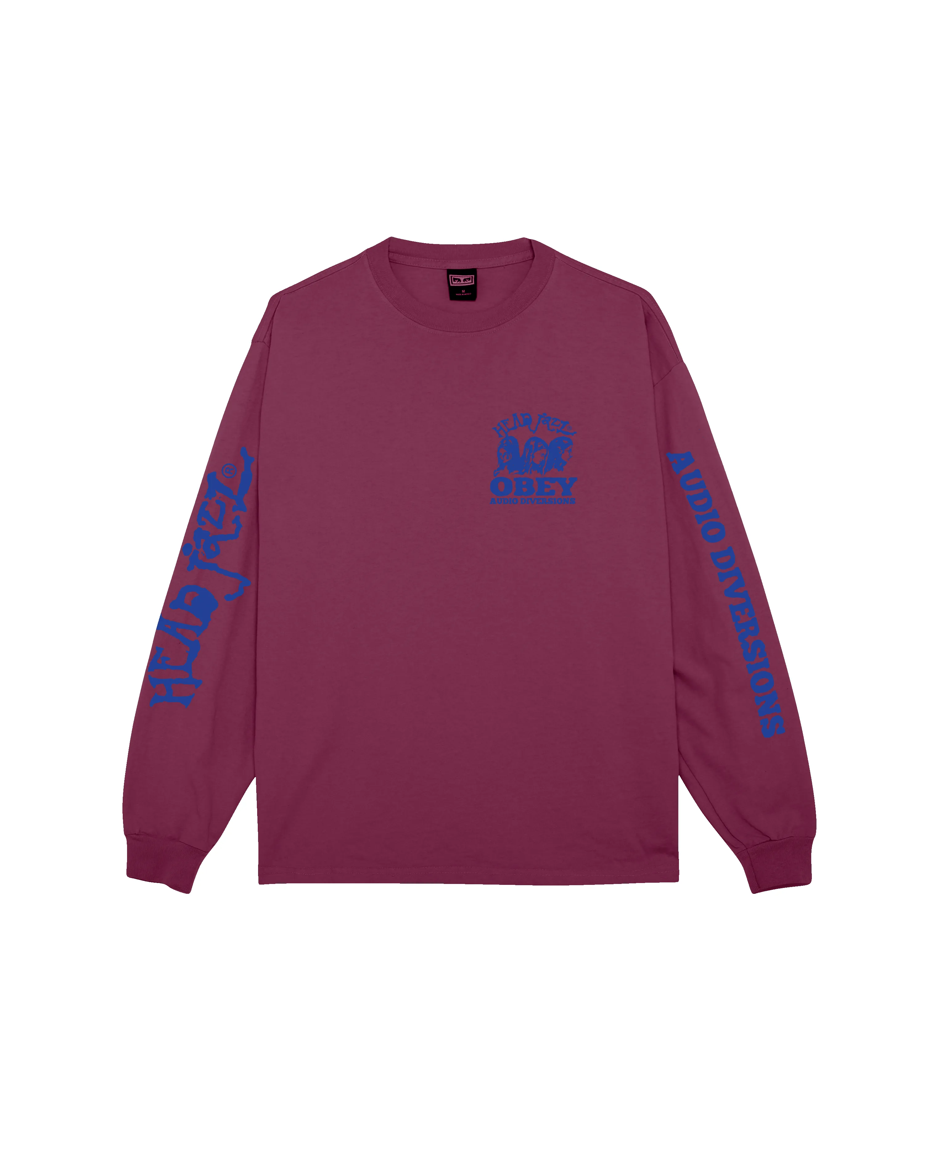 HEAD JAZZ II PIGMENT LS T-SHIRT sold by Obey product image thumbnail 2