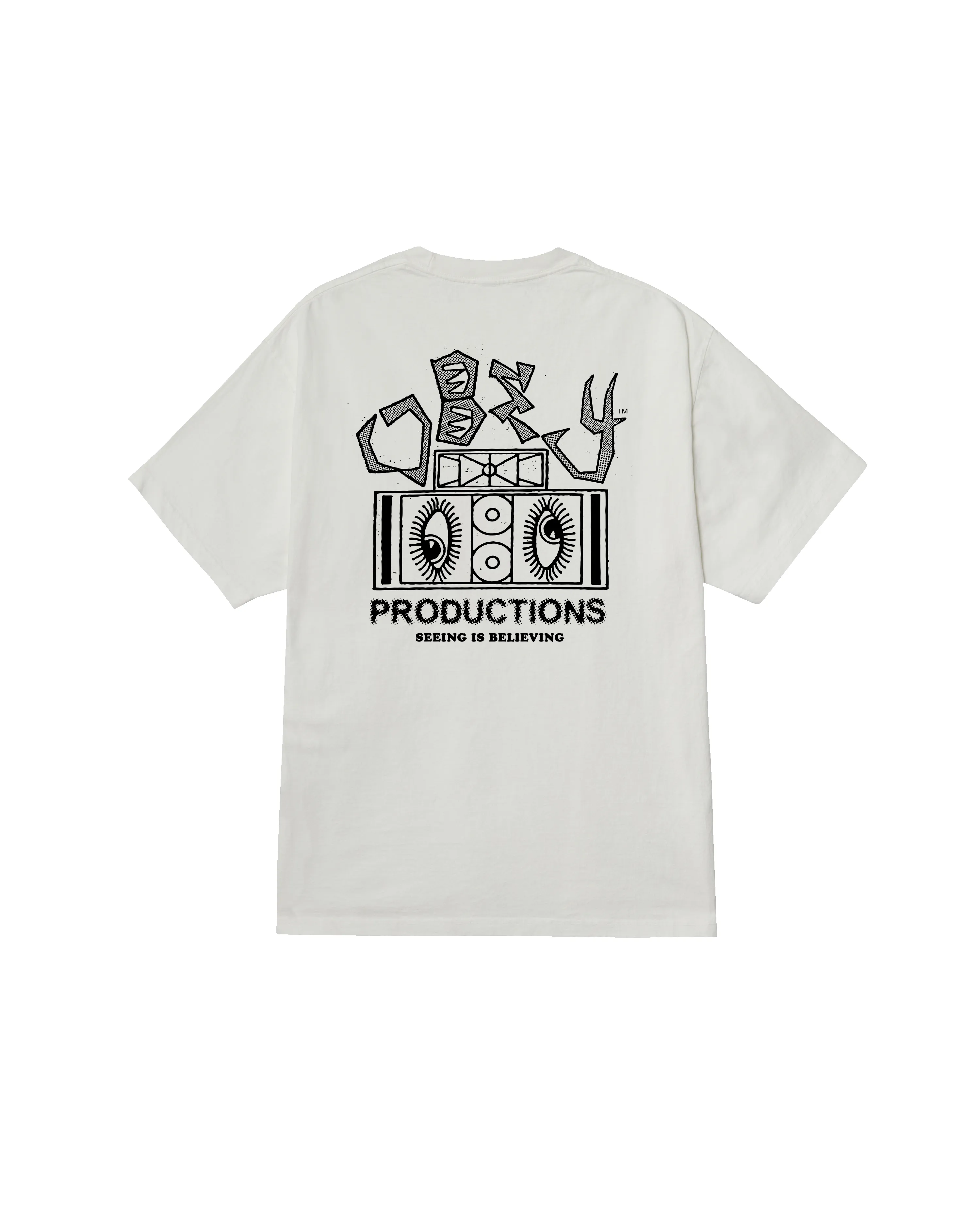 SEEING IS BELIEVING PIGMENT T-SHIRT sold by Obey