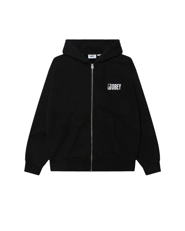 MARGIN FADED ZIP HOOD sold by Obey