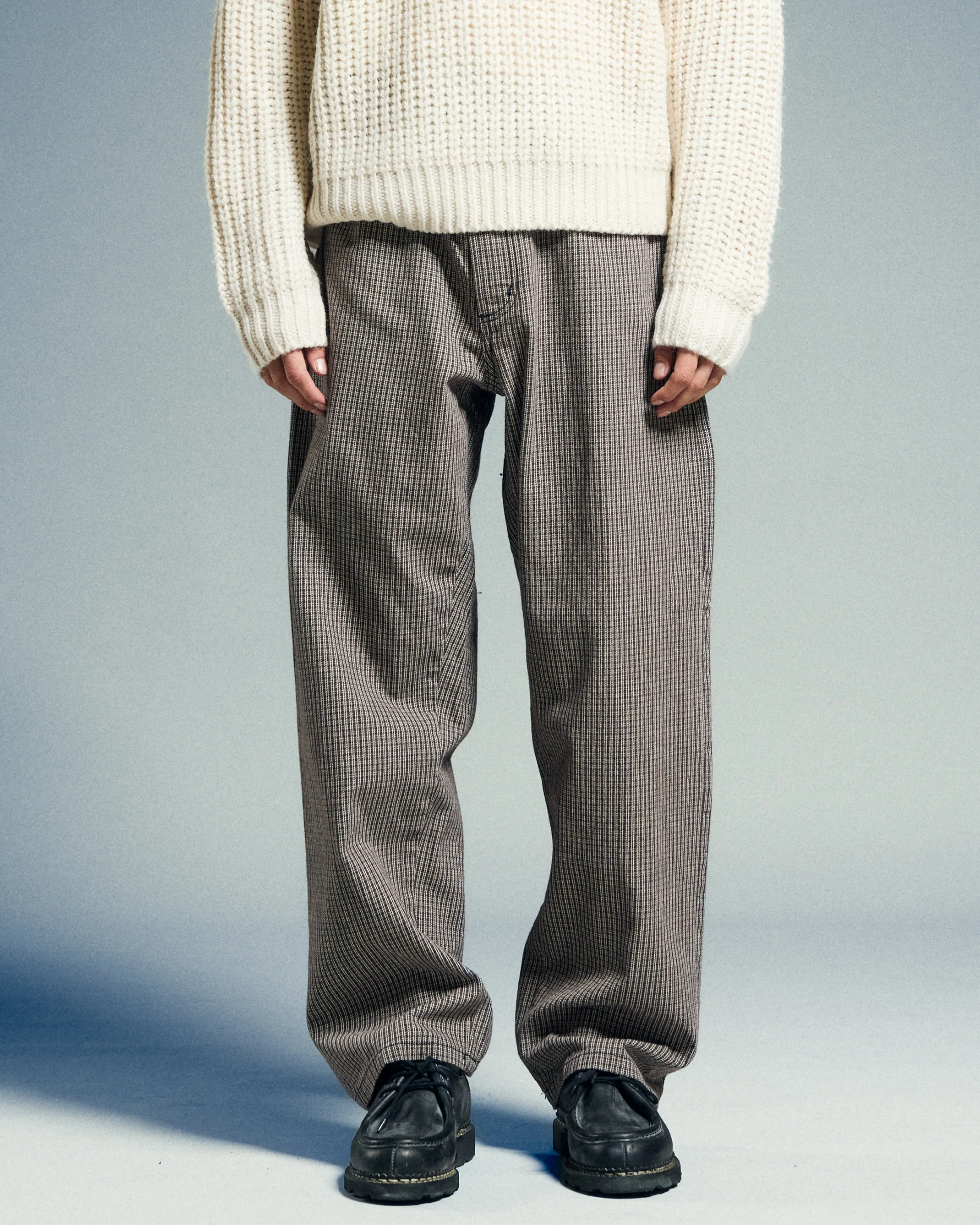 CLASSIC BAGGY PLAID DENIM sold by Obey product image thumbnail 5