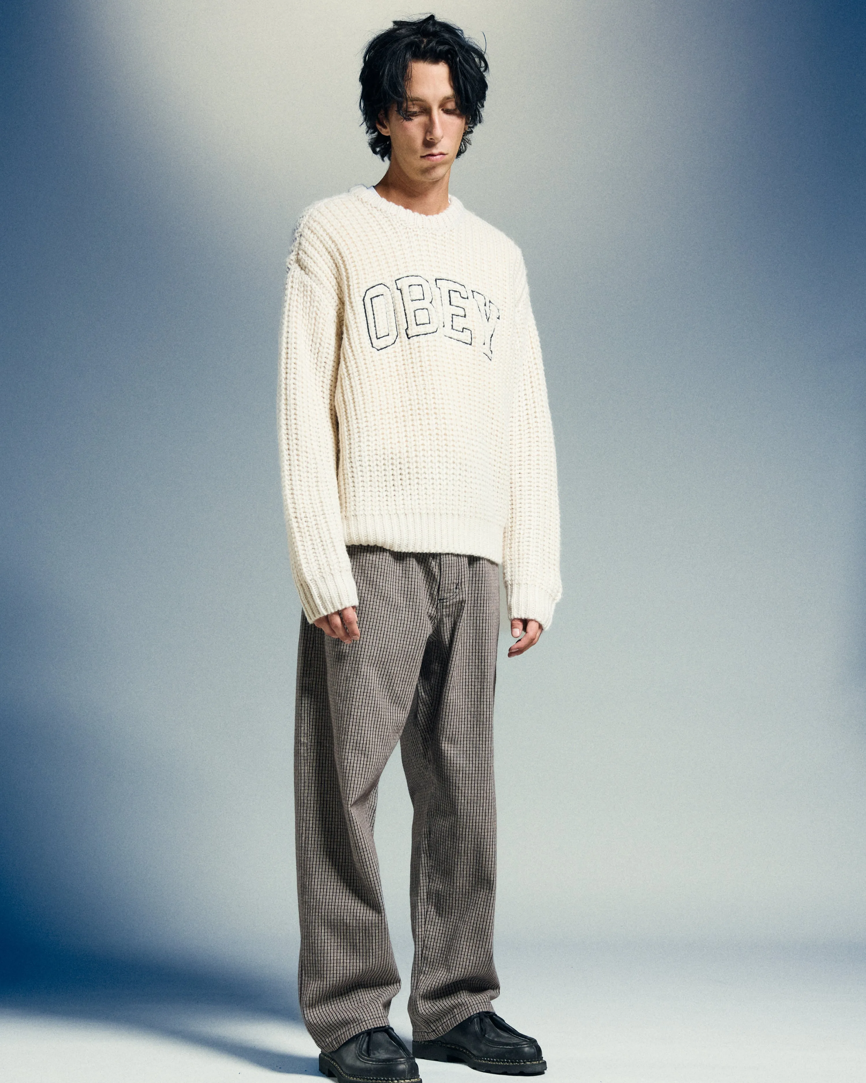 CLASSIC BAGGY PLAID DENIM sold by Obey product image thumbnail 4