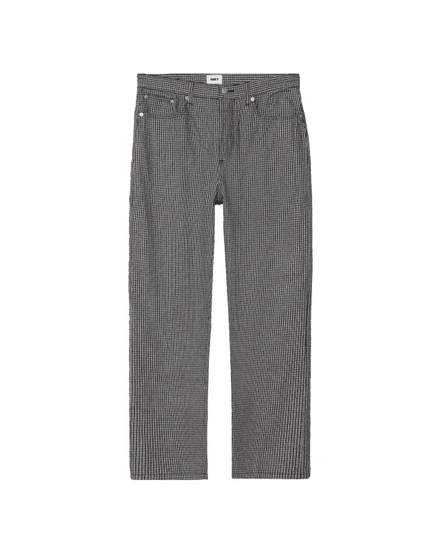 CLASSIC BAGGY PLAID DENIM sold by Obey