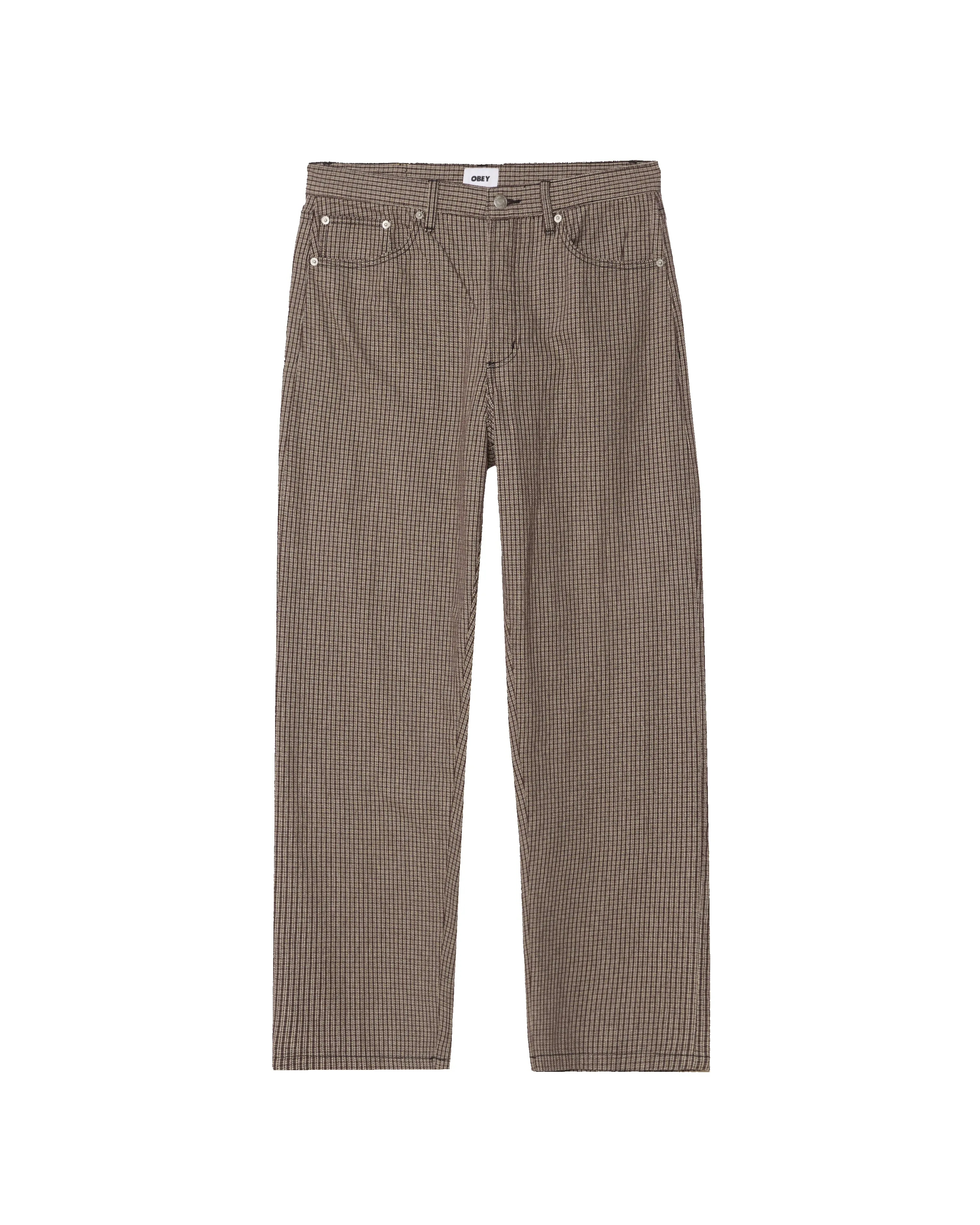 CLASSIC BAGGY PLAID DENIM sold by Obey