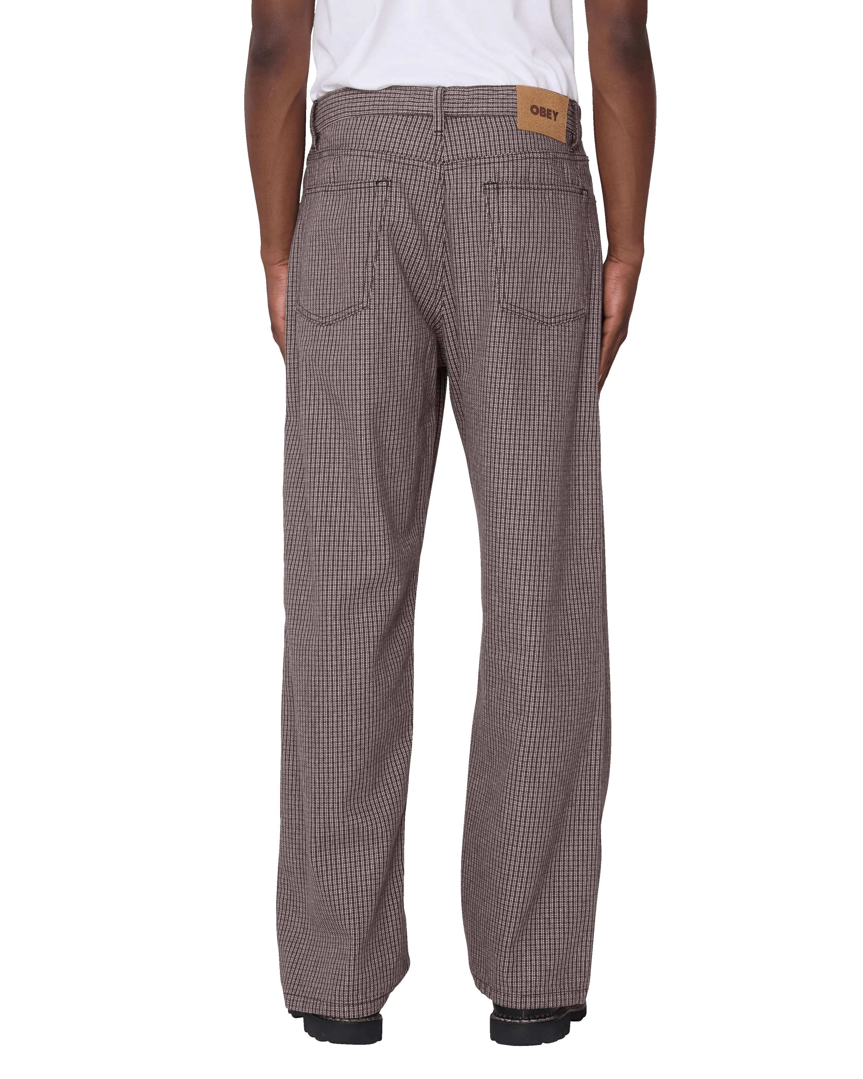 CLASSIC BAGGY PLAID DENIM sold by Obey product image thumbnail 3