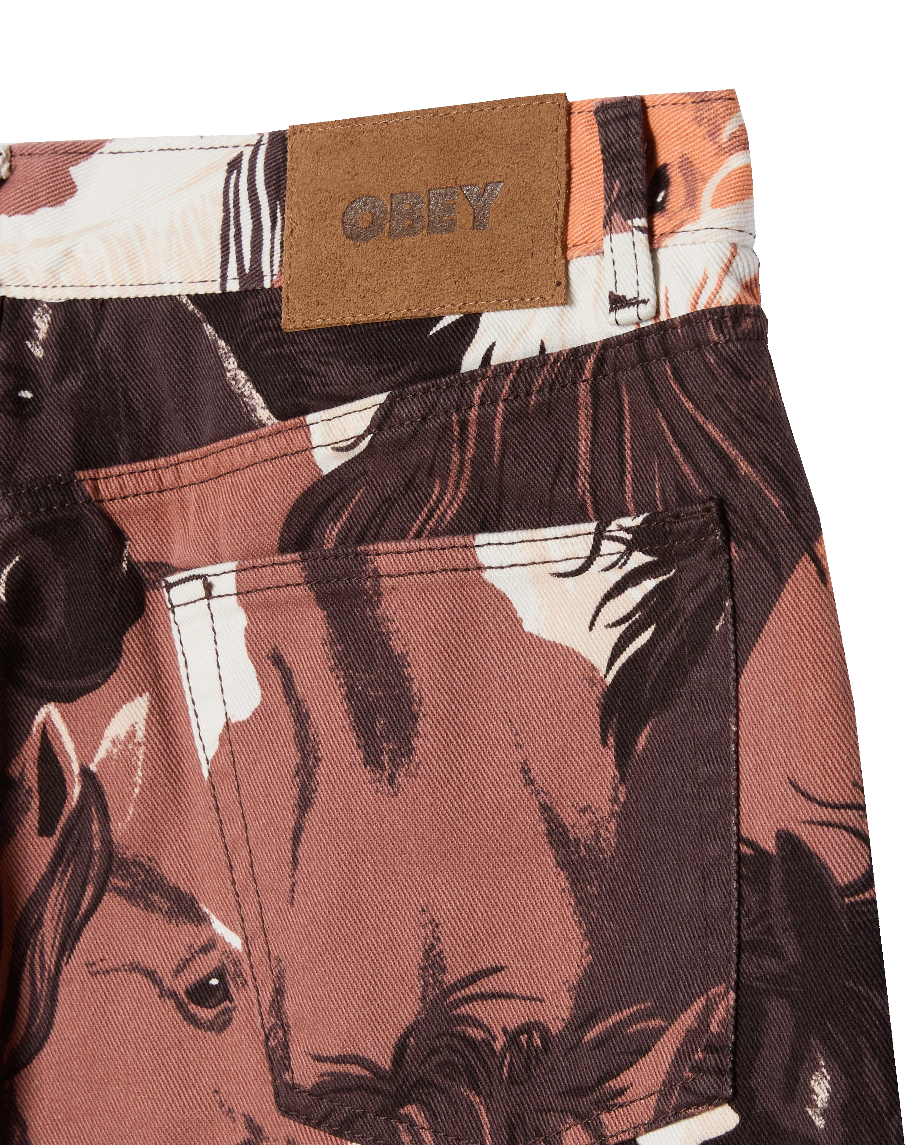 CLASSIC BAGGY PRINTED DENIM sold by Obey product image thumbnail 3