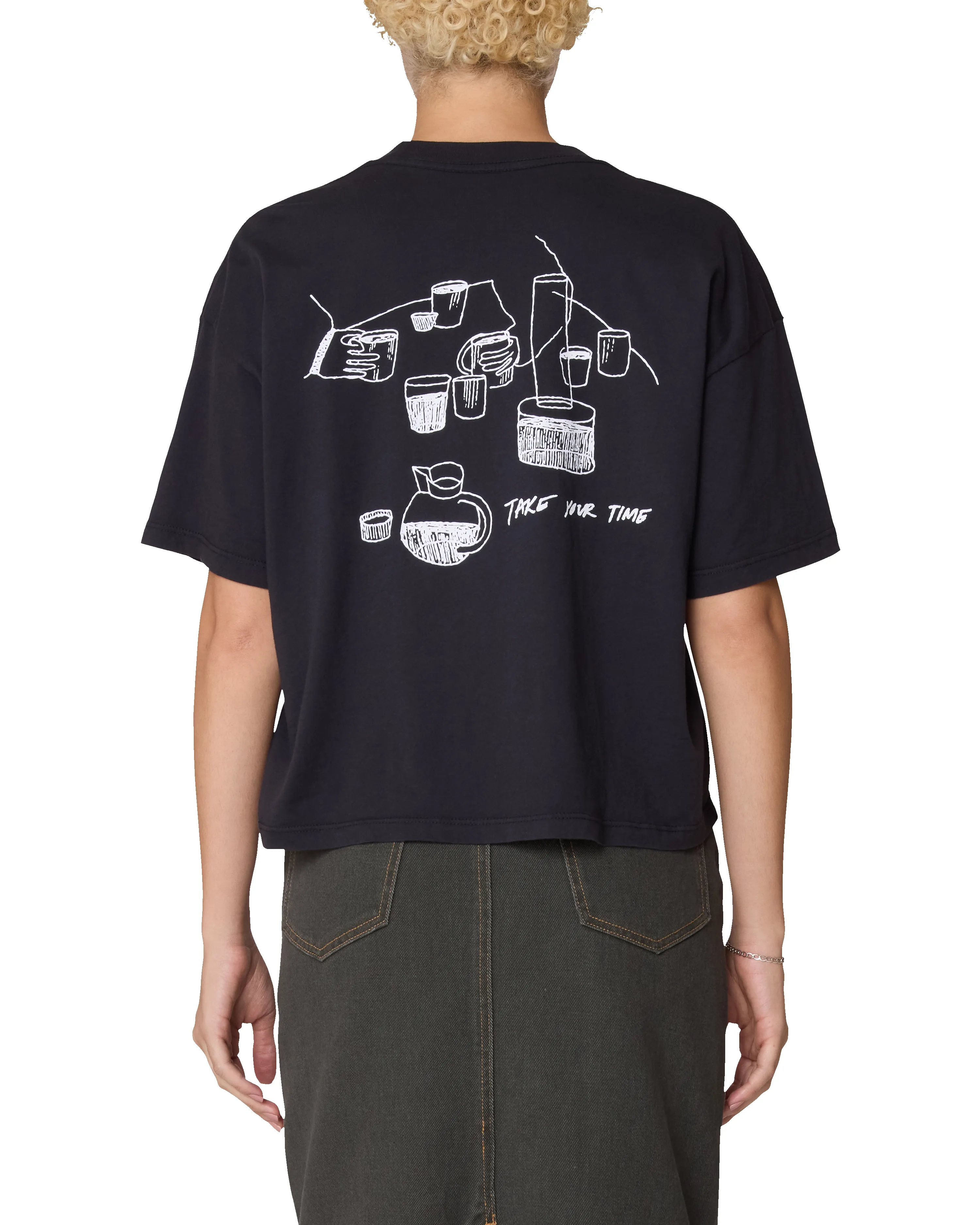 TAKE YOUR TIME ROW T-SHIRT sold by Obey