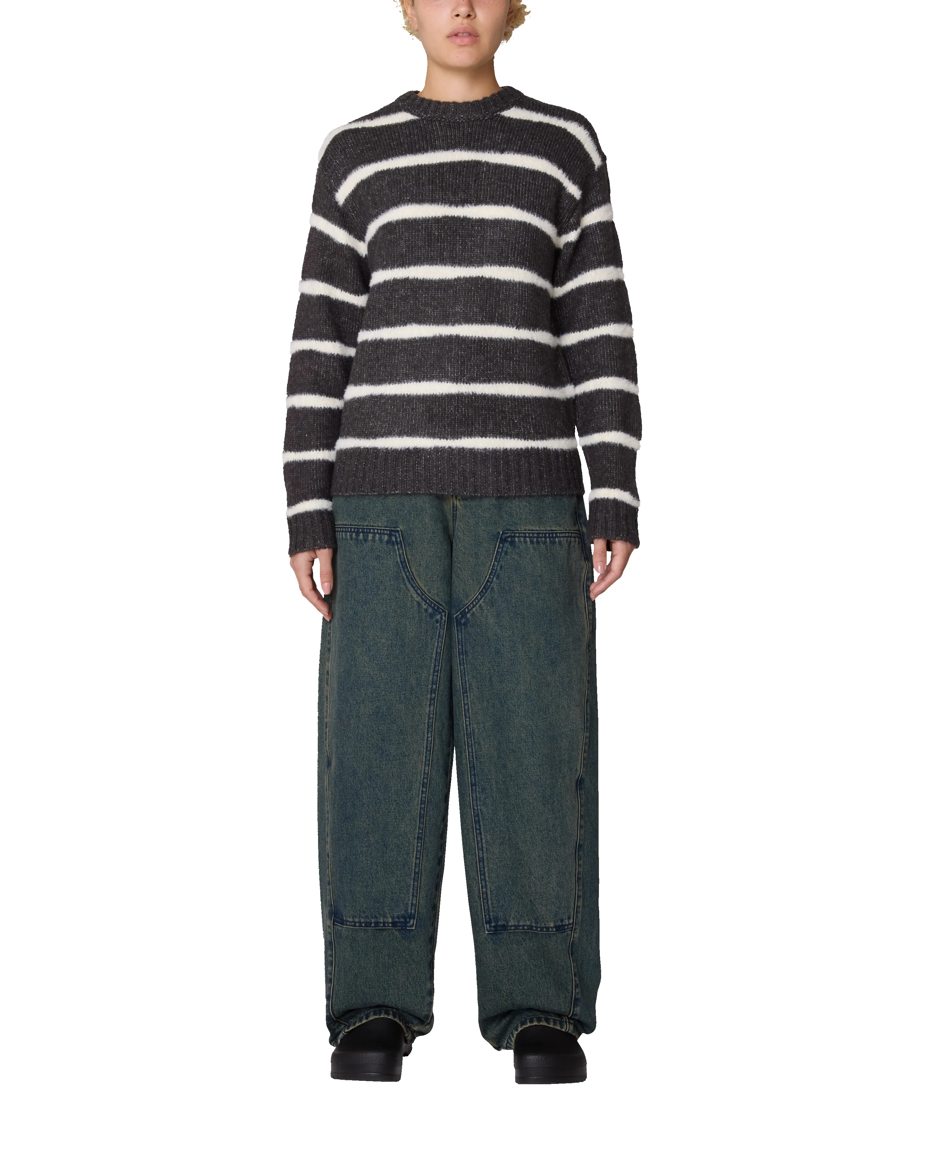 CASEY STRIPE CREW SWEATER sold by Obey product image thumbnail 4