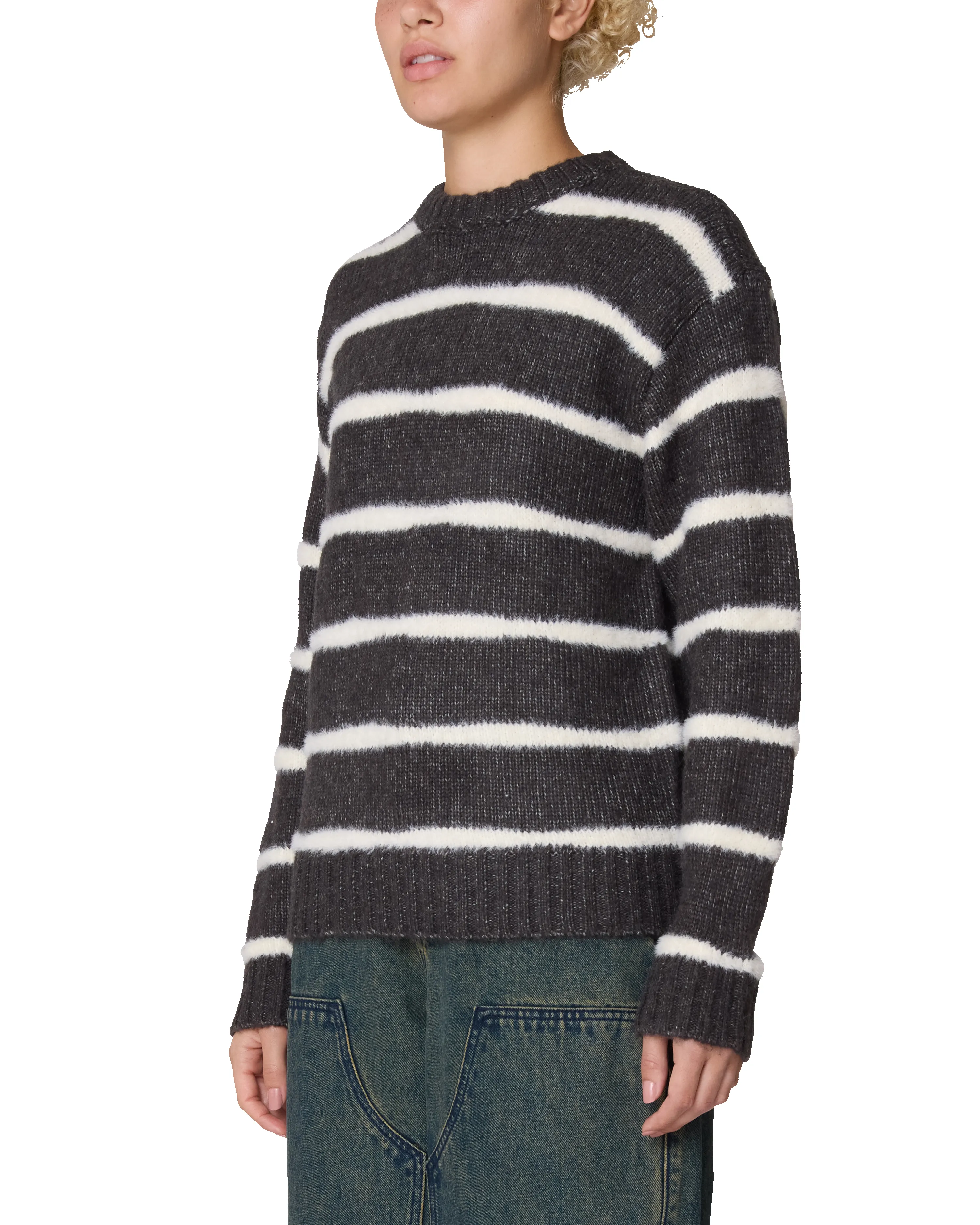 CASEY STRIPE CREW SWEATER sold by Obey product image thumbnail 2