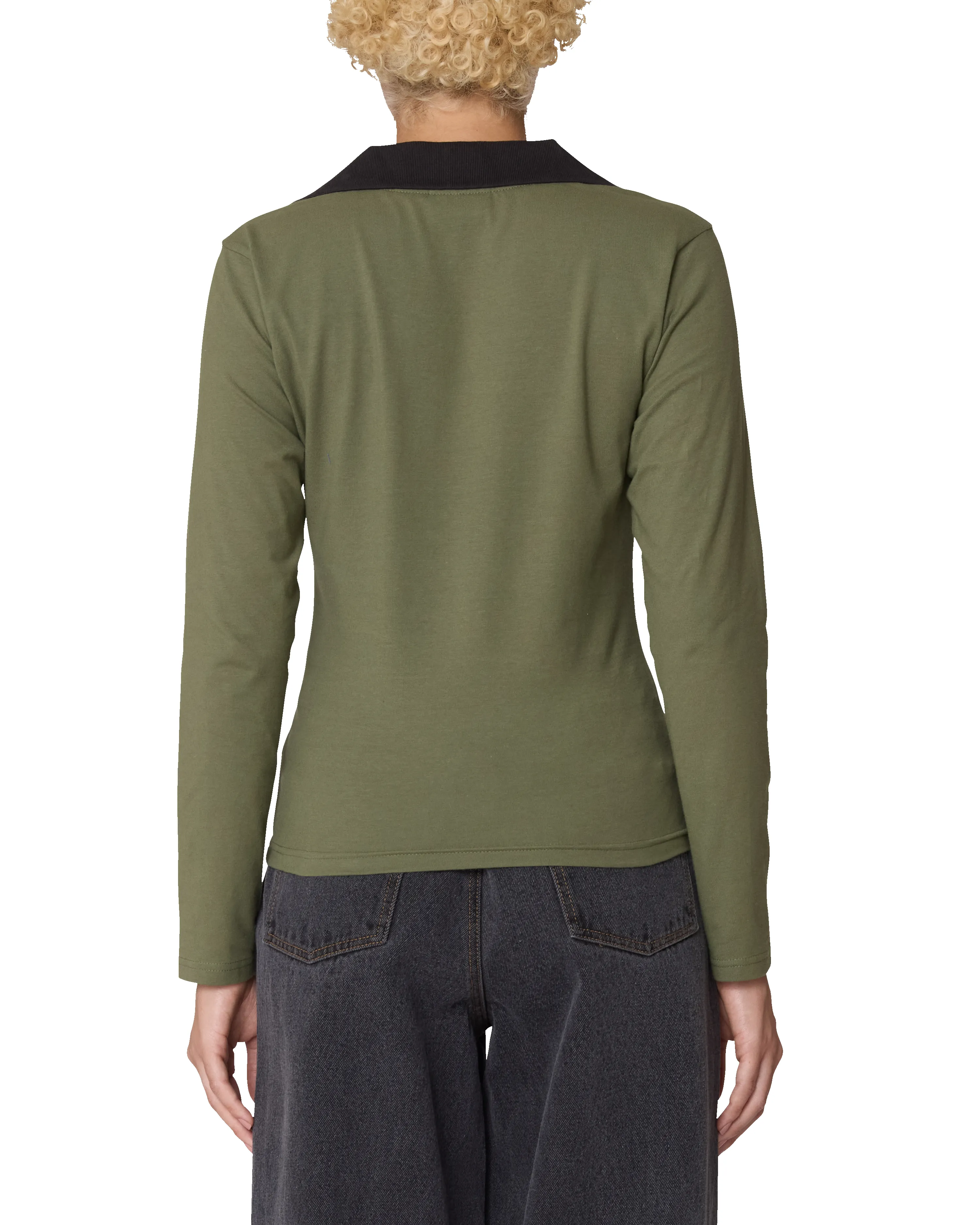 MEDEA COLLARED LS POLO sold by Obey product image thumbnail 3