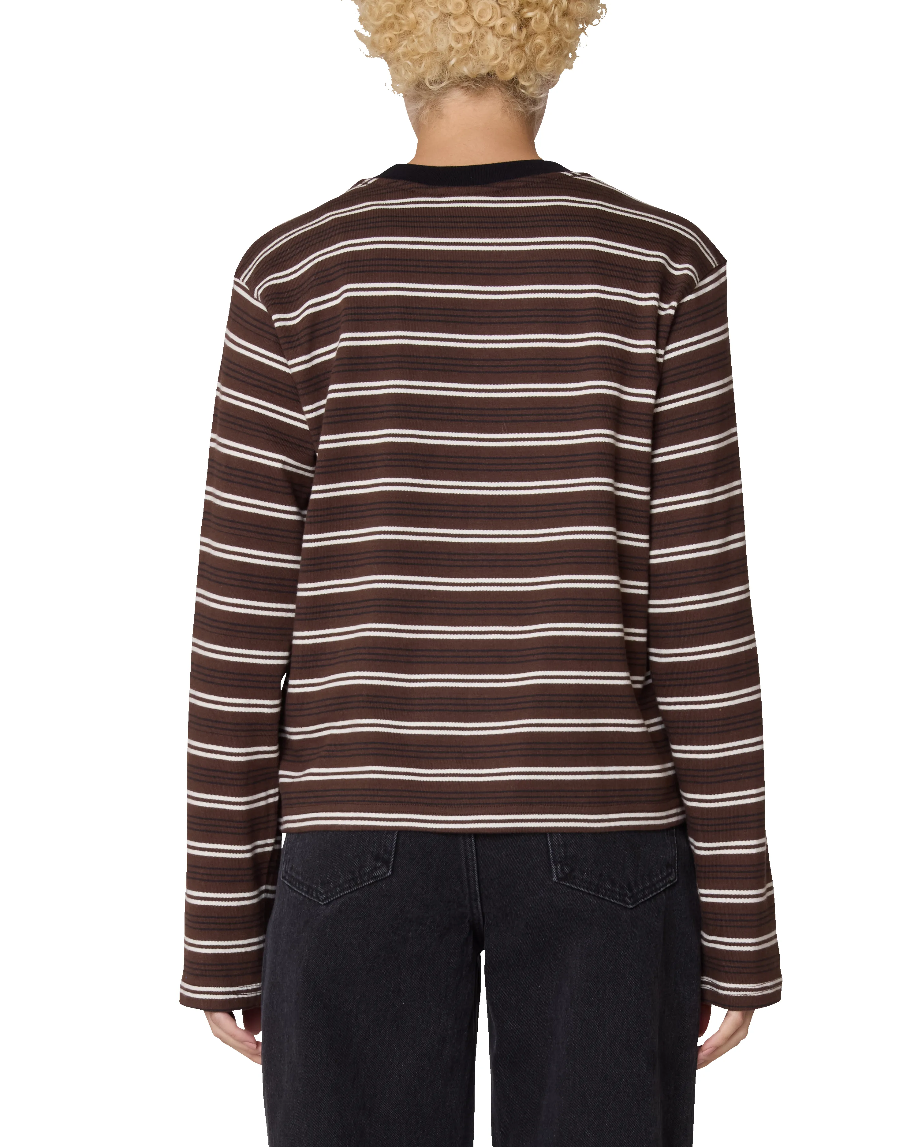 LOUIE STRIPE LS TOP sold by Obey product image thumbnail 3