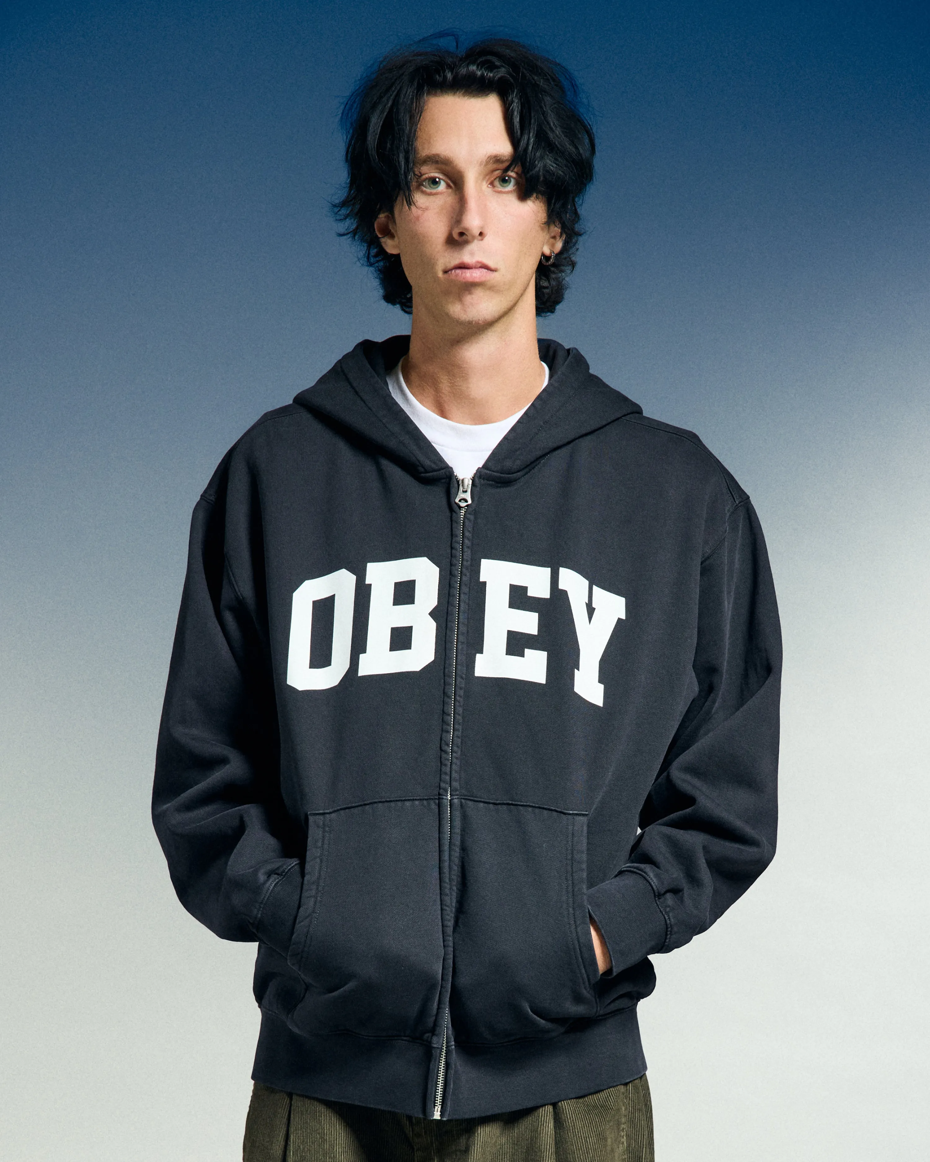 CONTROL FADED ZIP HOOD sold by Obey product image thumbnail 5