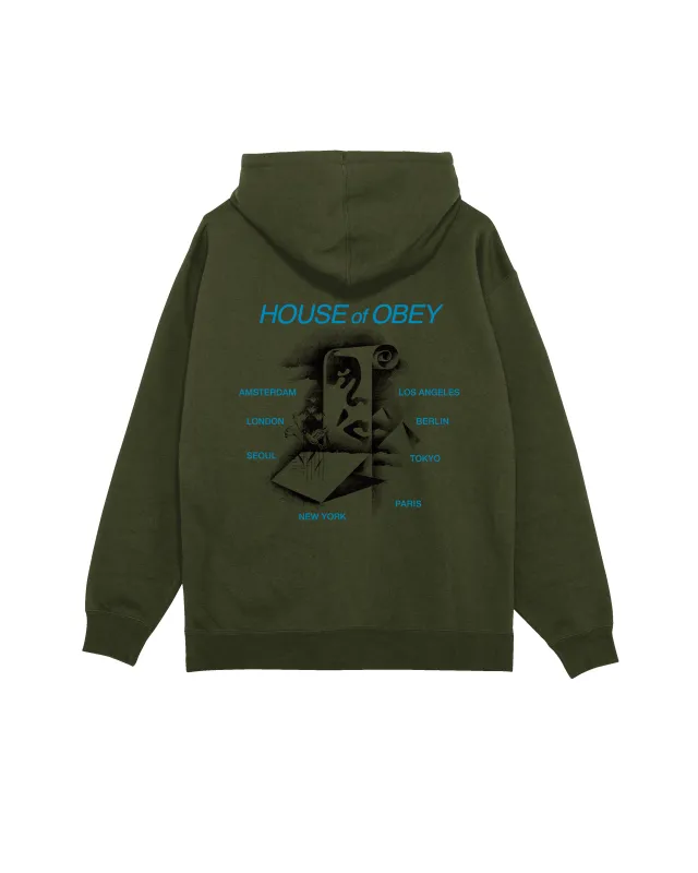 PYRAMID SCROLL PULLOVER HOOD sold by Obey