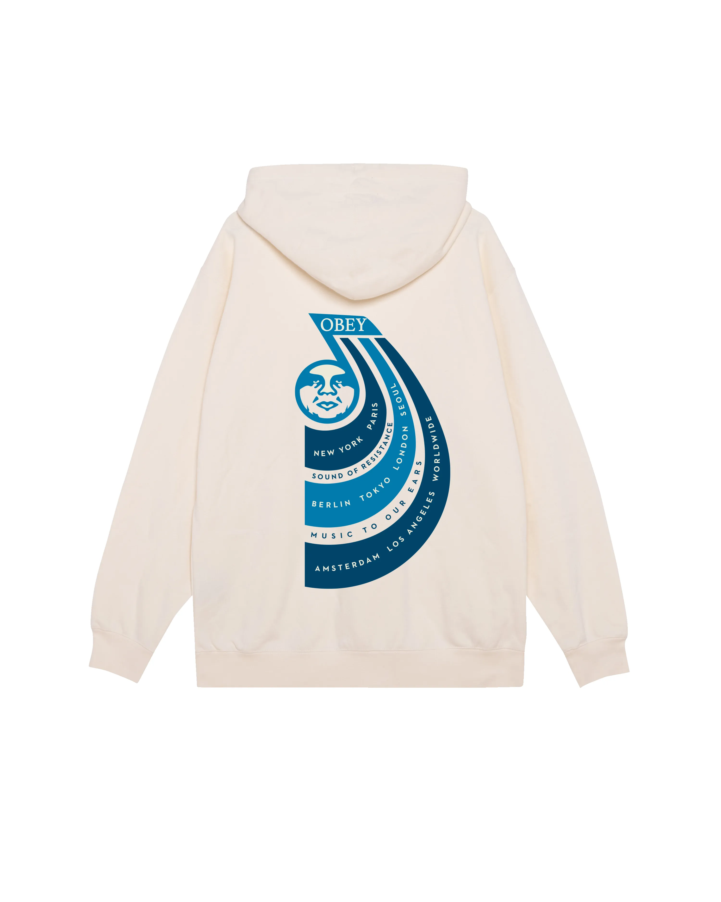 SOUNDS OF RESISTANCE PULLOVER HOOD sold by Obey