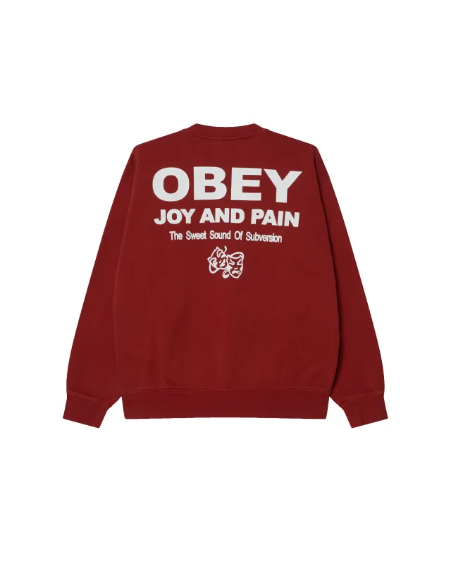 JOY FADED CREWNECK sold by Obey
