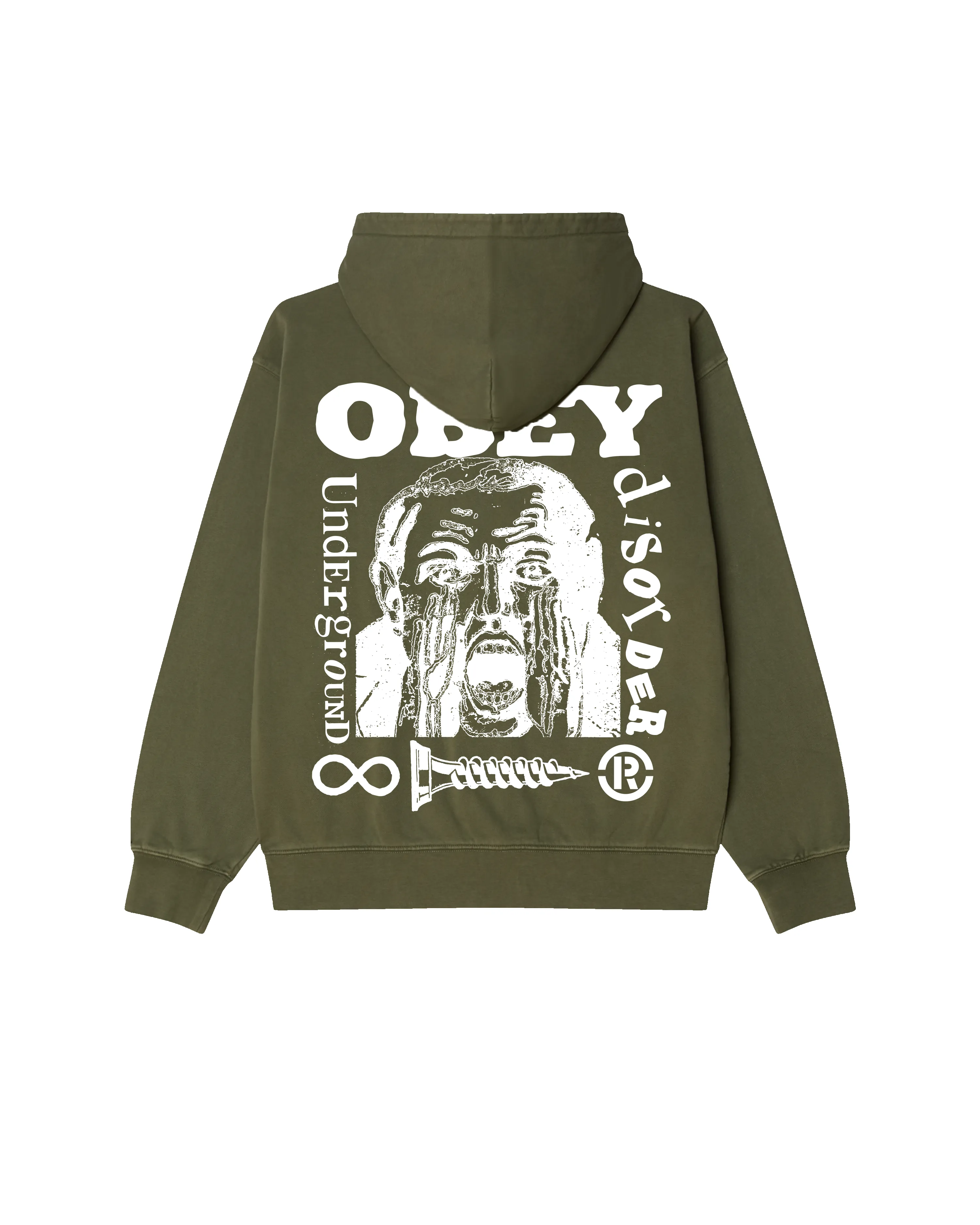 UNDERGROUND FADED PULLOVER HOOD sold by Obey