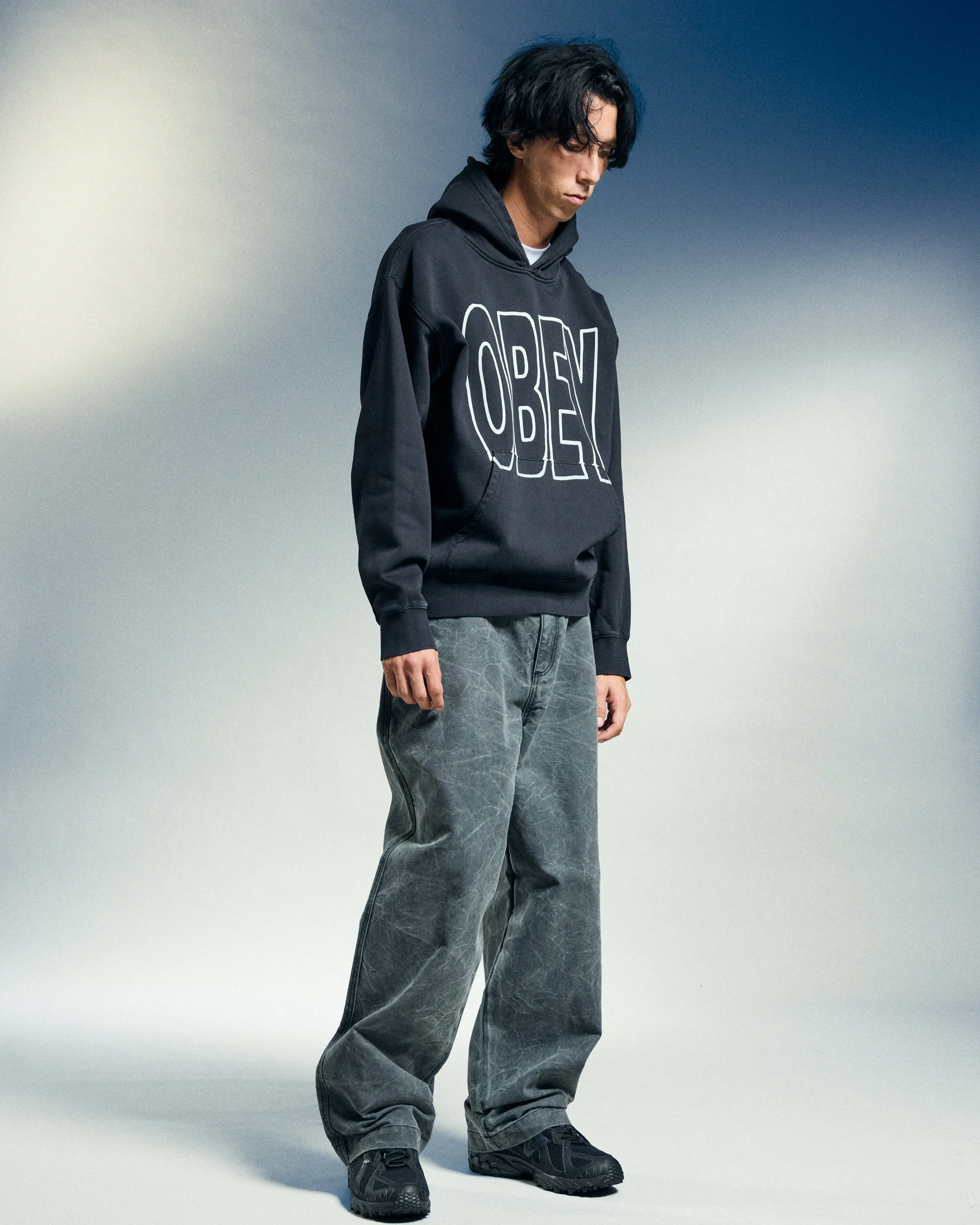 MANOR FADED PULLOVER HOOD sold by Obey product image thumbnail 3