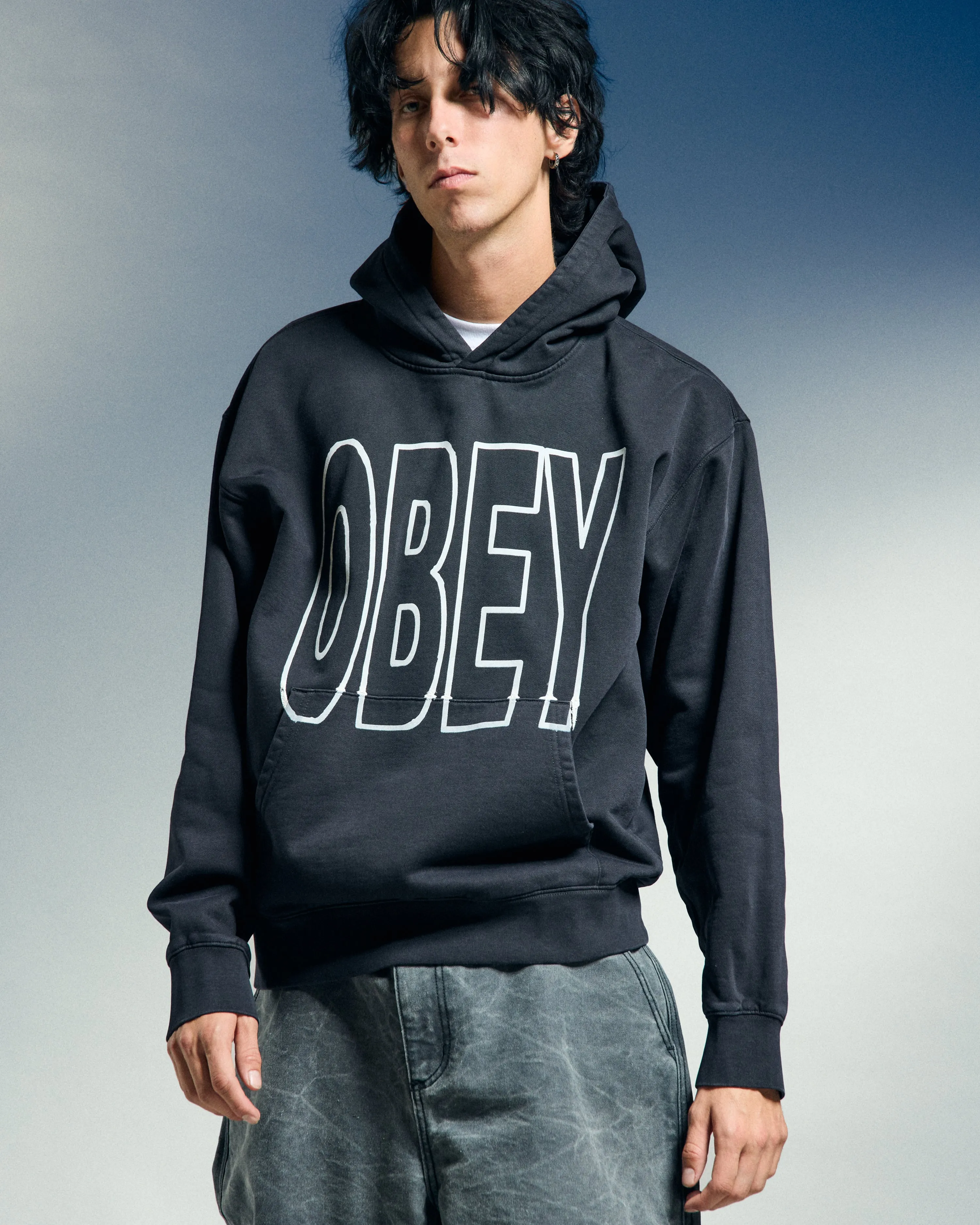 MANOR FADED PULLOVER HOOD sold by Obey product image thumbnail 4