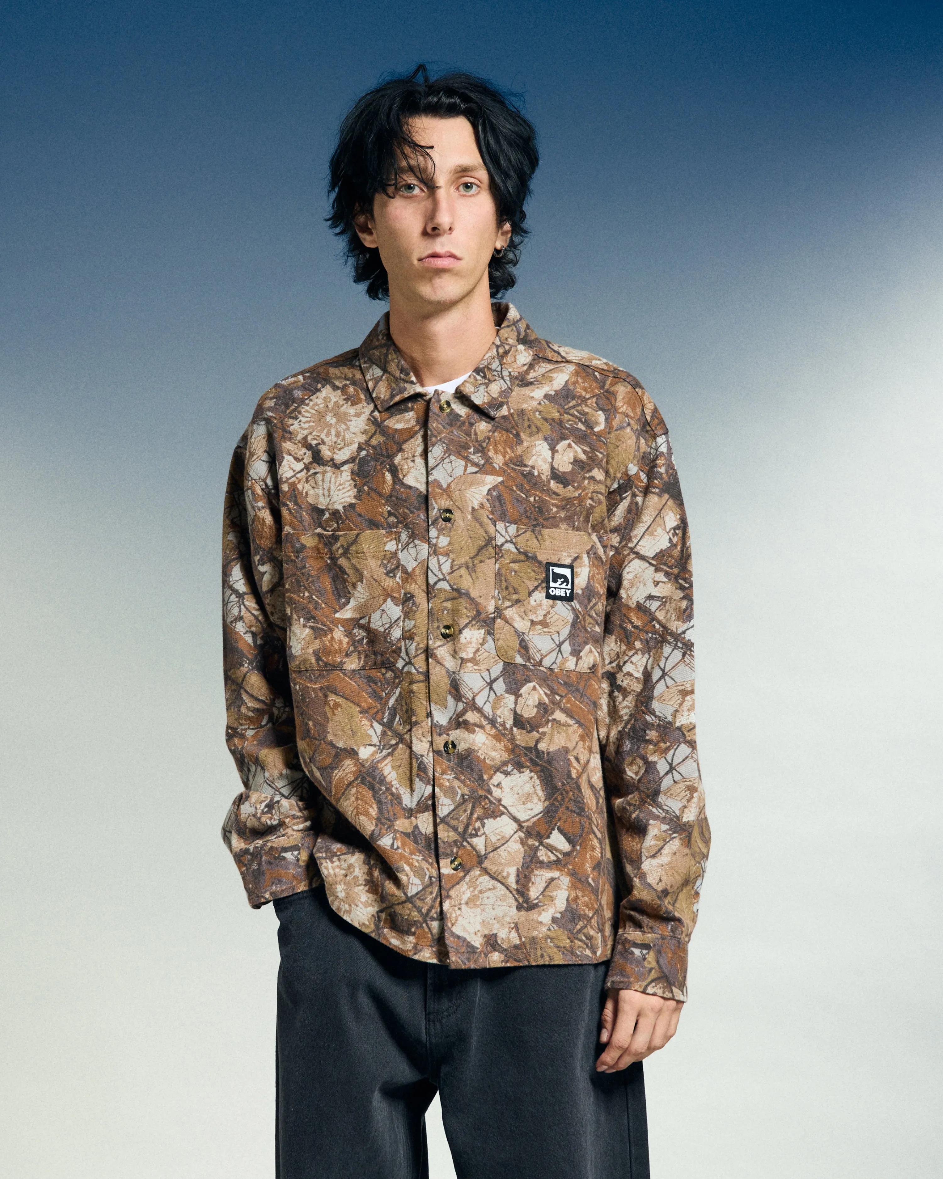 FENCE CAMO SHIRT sold by Obey product image thumbnail 5