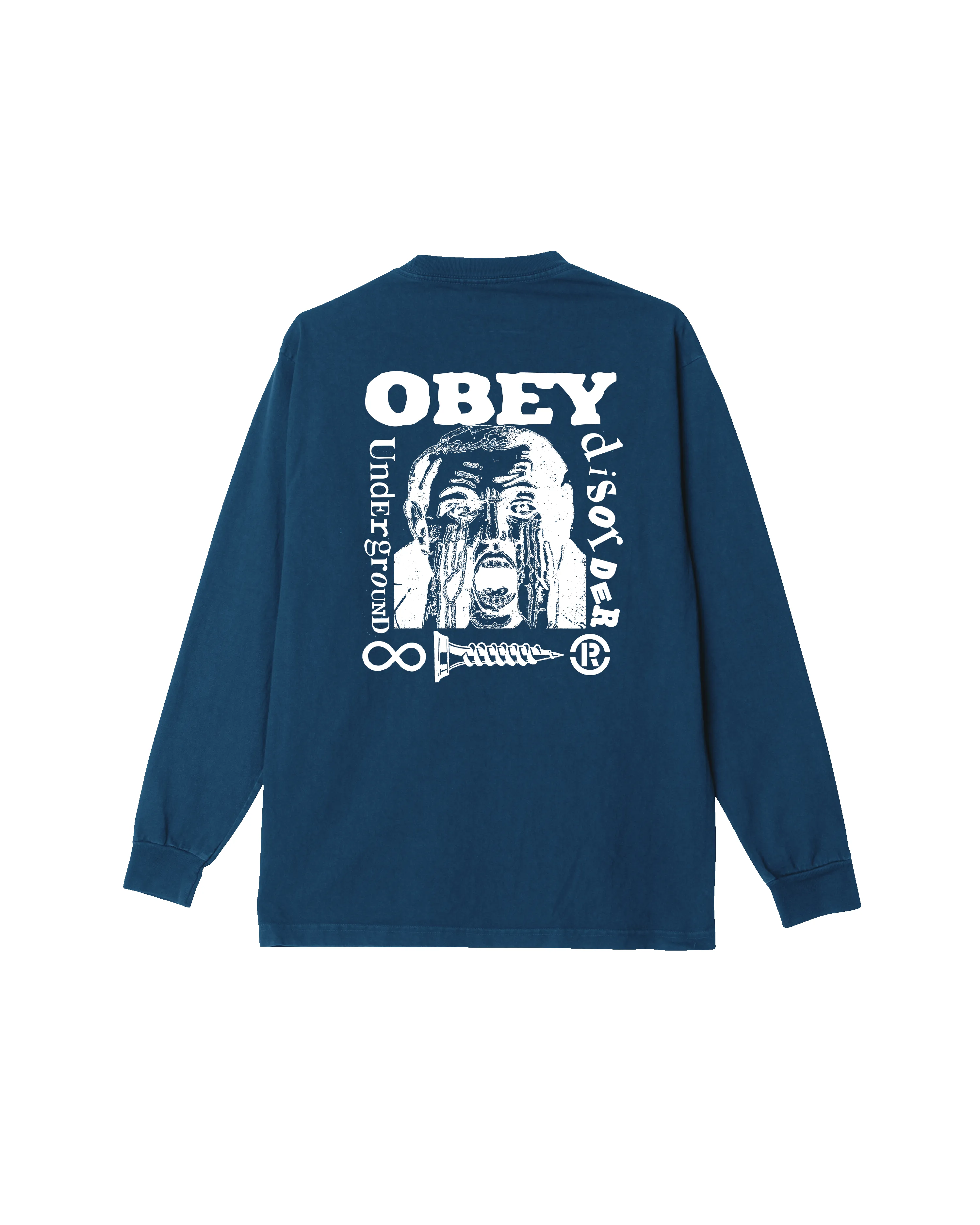 UNDERGROUND DISORDER PIGMENT LS T-SHIRT sold by Obey