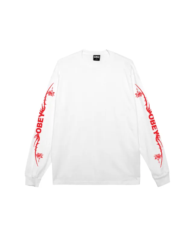 TRIBAL ROSE PIGMENT LS T-SHIRT sold by Obey