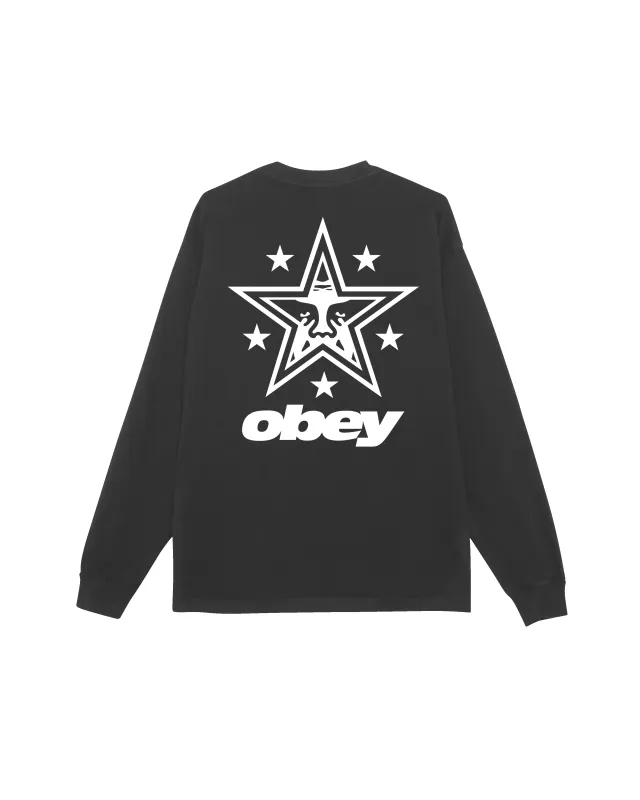 OBEY STAR PIGMENT LS T-SHIRT sold by Obey