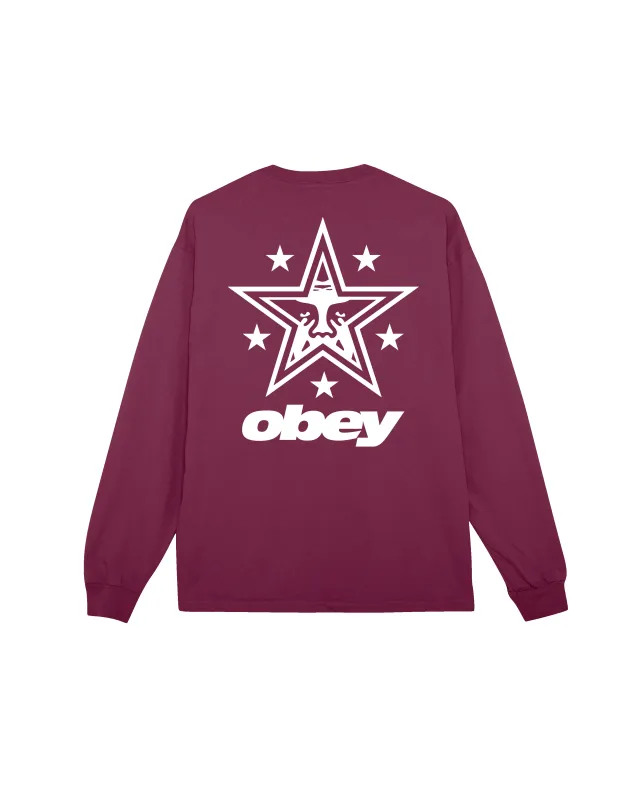 OBEY STAR PIGMENT LS T-SHIRT sold by Obey