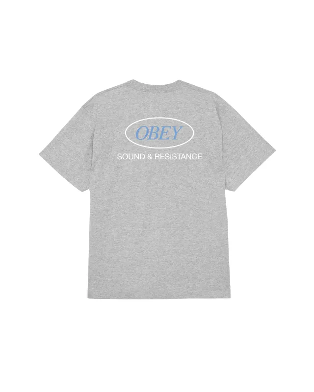 SOUND OVAL CLASSIC T-SHIRT sold by Obey