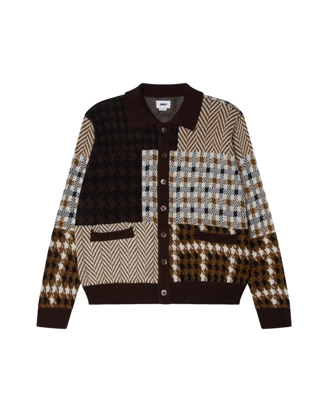 PATCHWORK CARDIGAN sold by Obey