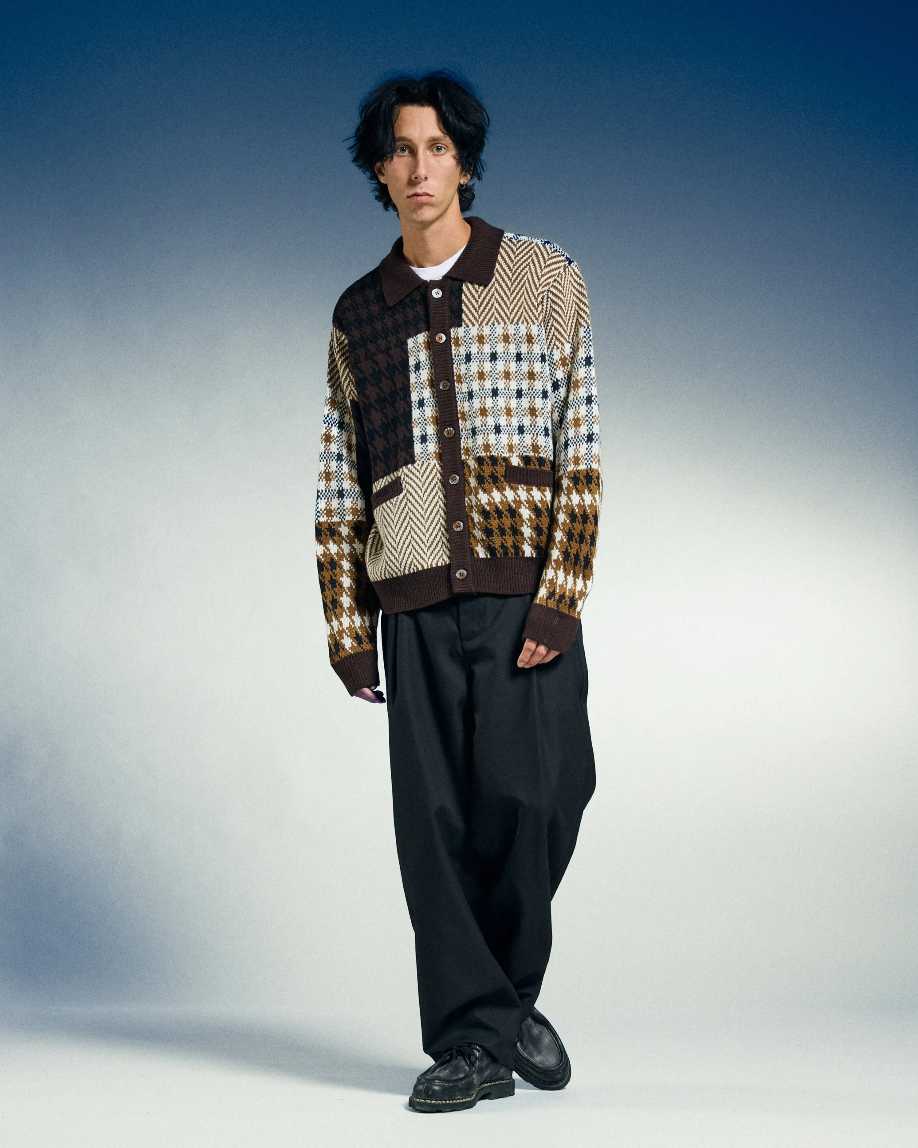 PATCHWORK CARDIGAN sold by Obey product image thumbnail 5