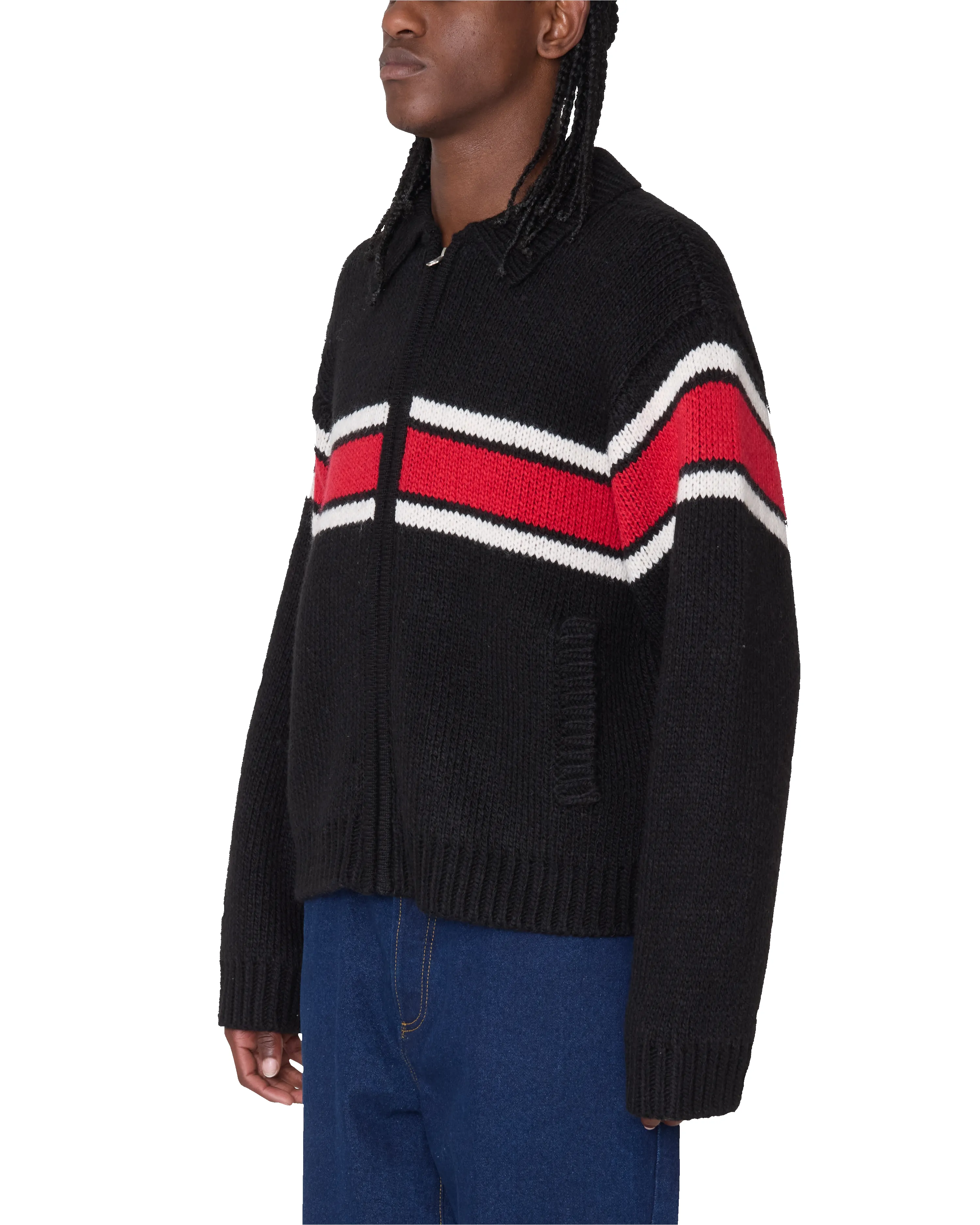 BERNARD ZIP UP SWEATER sold by Obey product image thumbnail 5