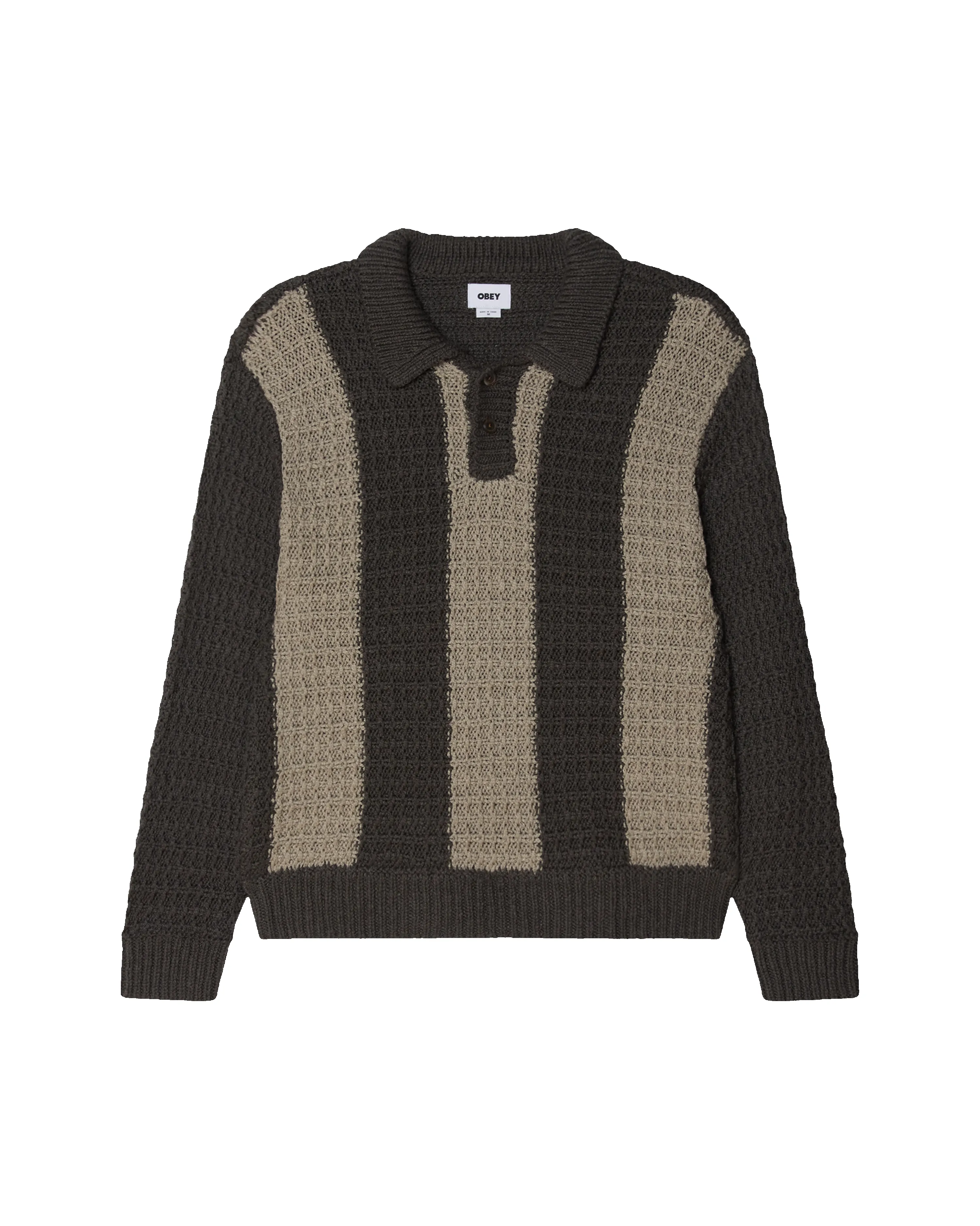 TEXTURED RUGBY POLO sold by Obey