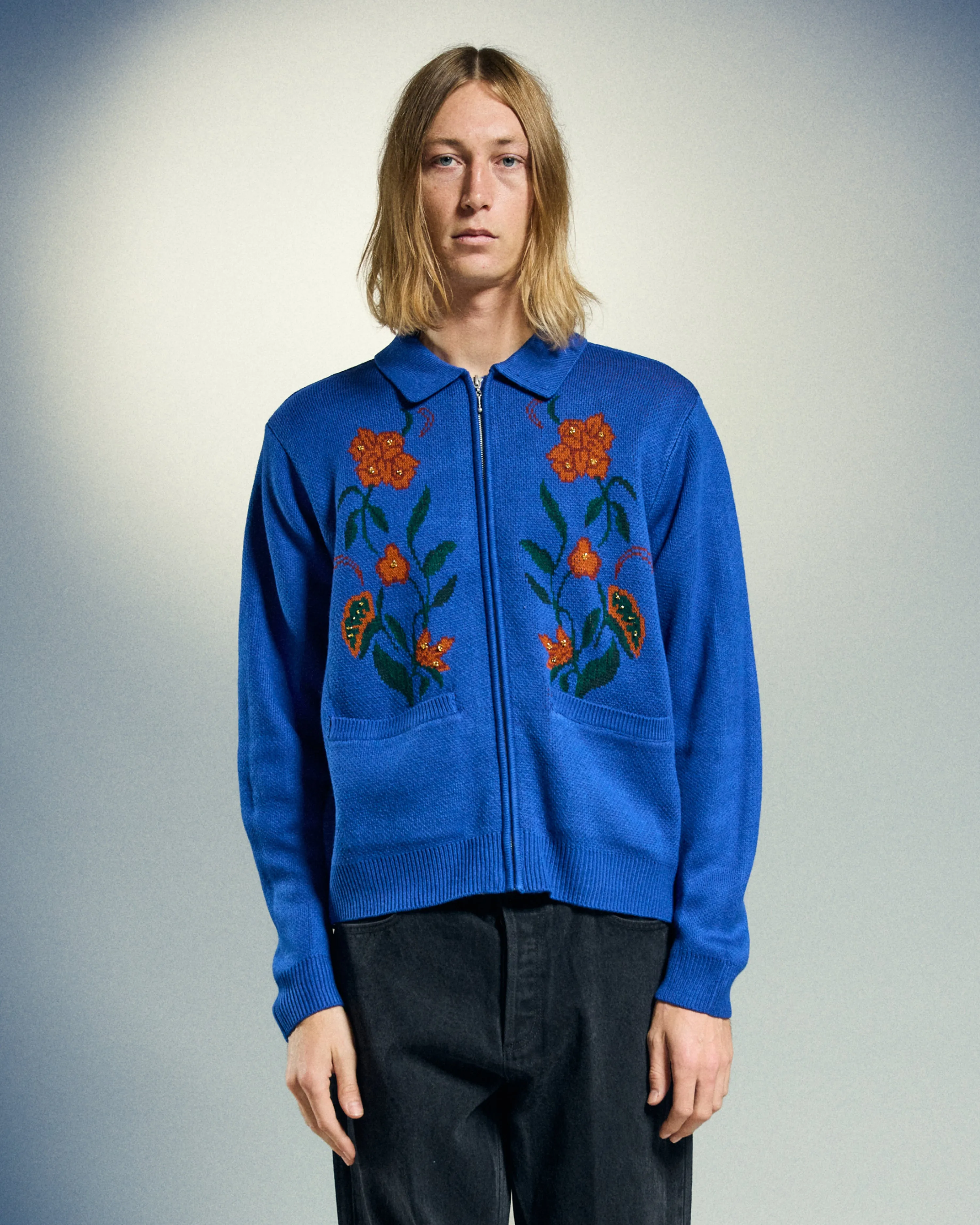 FLORAL ZIP CARDIGAN sold by Obey product image thumbnail 5