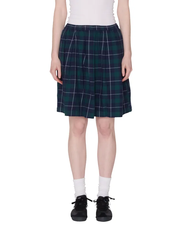 SHELLY PLAID PLEATED SKIRT sold by Obey