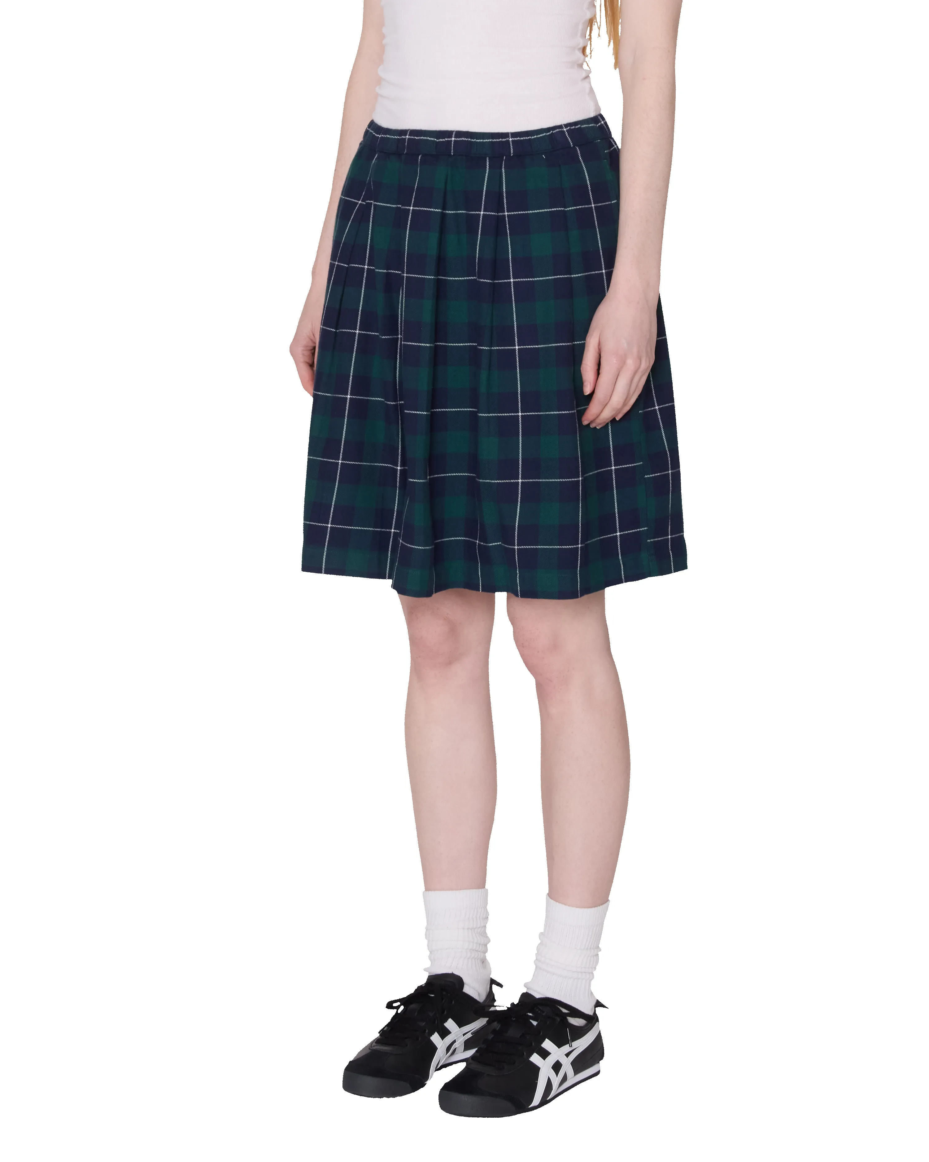 SHELLY PLAID PLEATED SKIRT sold by Obey product image thumbnail 2