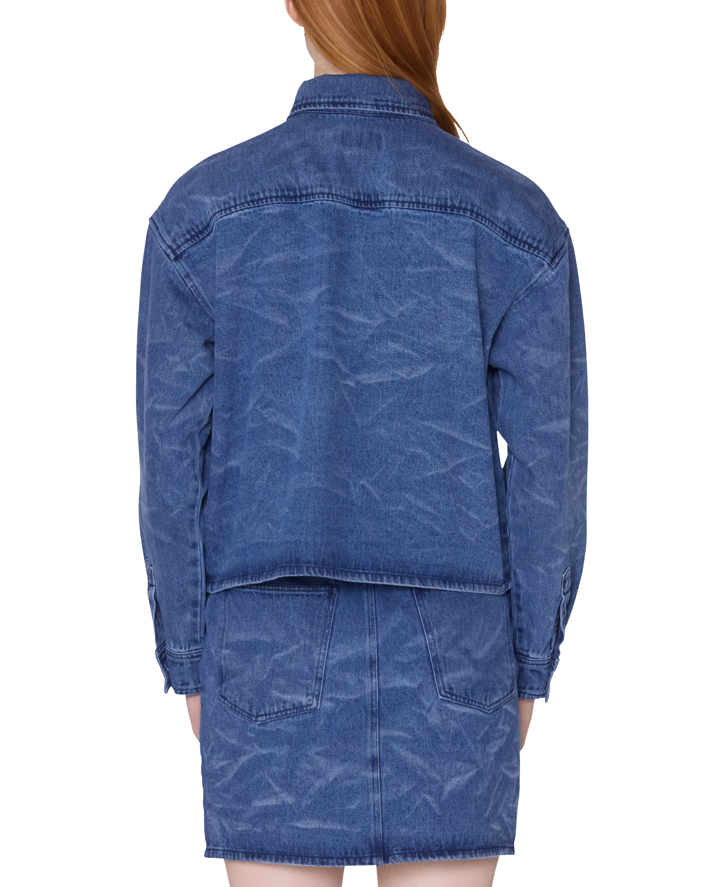TRINITY WRINKLE DENIM SHIRT sold by Obey product image thumbnail 3