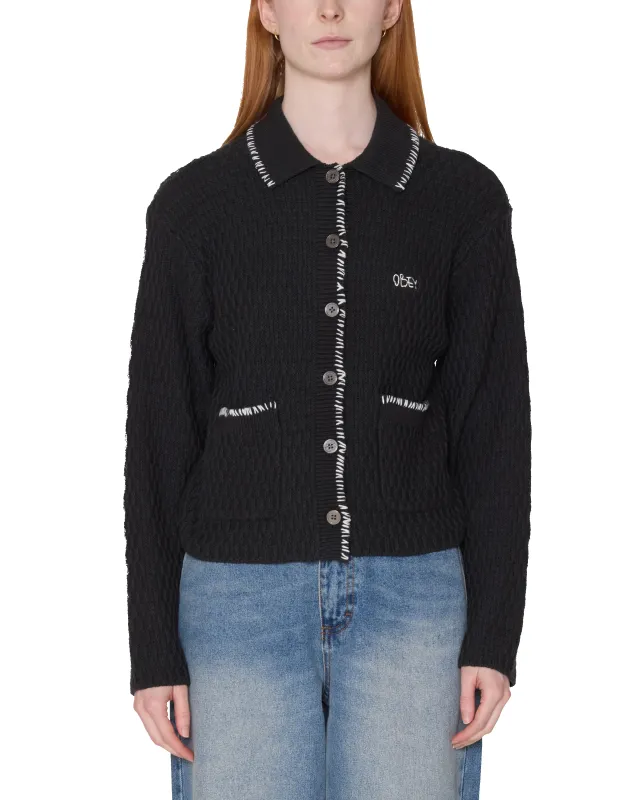 AMELIE BUTTON DOWN SWEATER sold by Obey