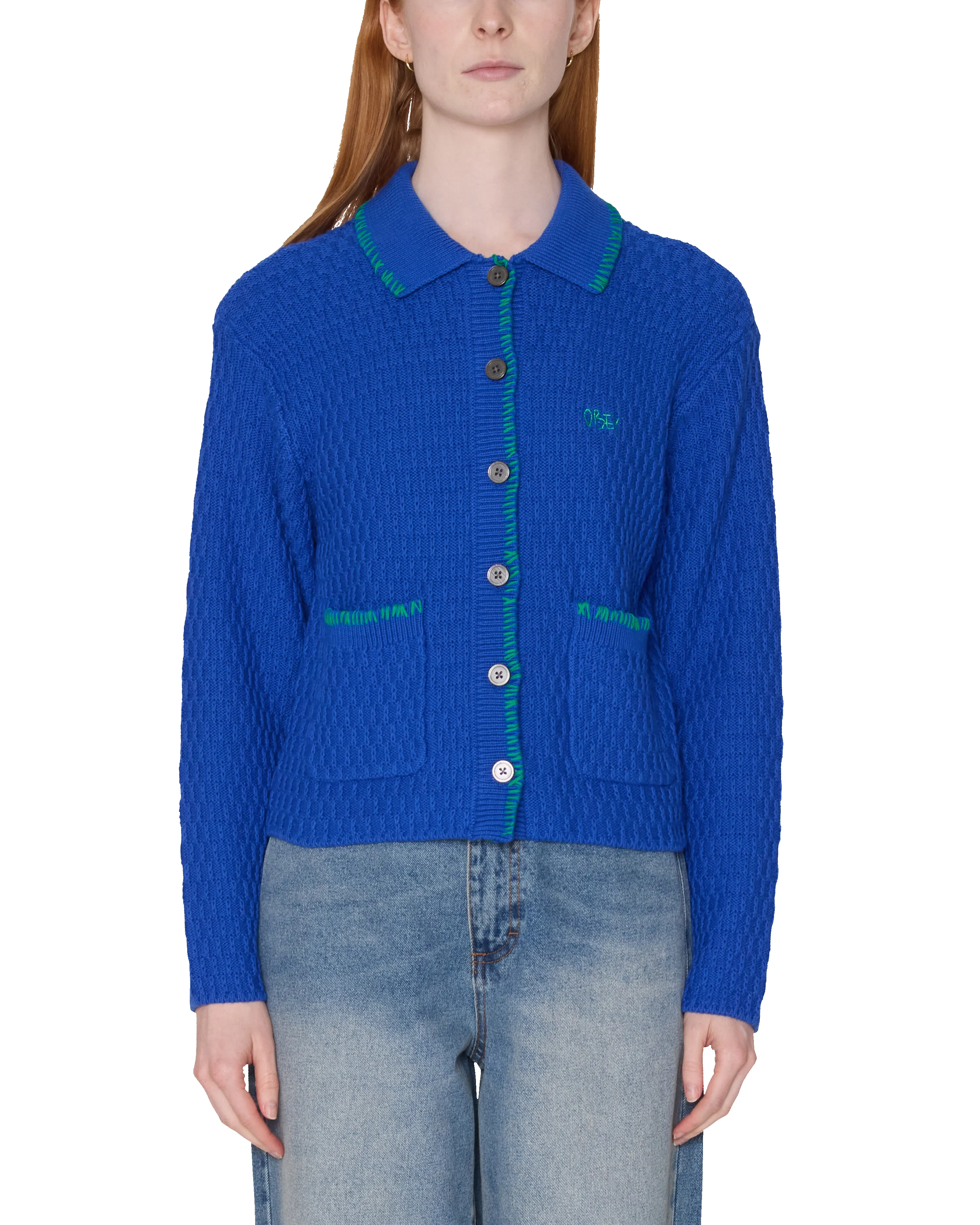 AMELIE BUTTON DOWN SWEATER sold by Obey