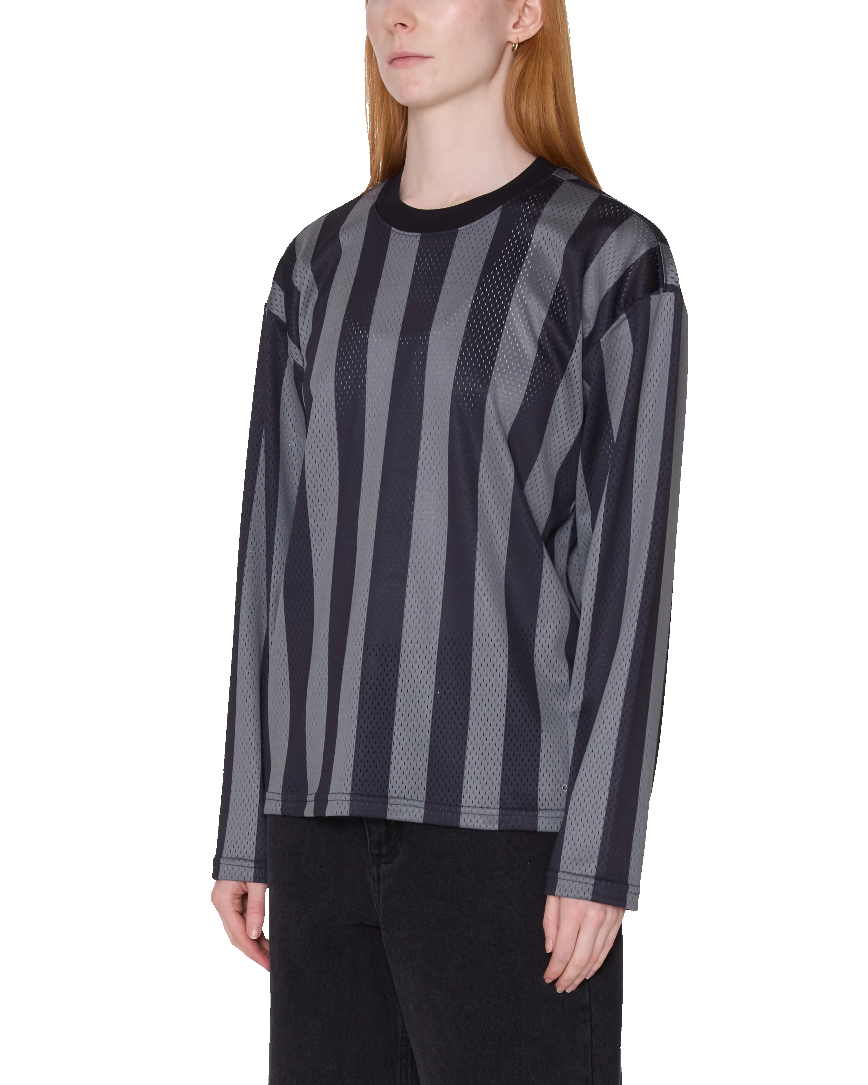 BOUNDS MESH LS STRIPE SHIRT sold by Obey product image thumbnail 2