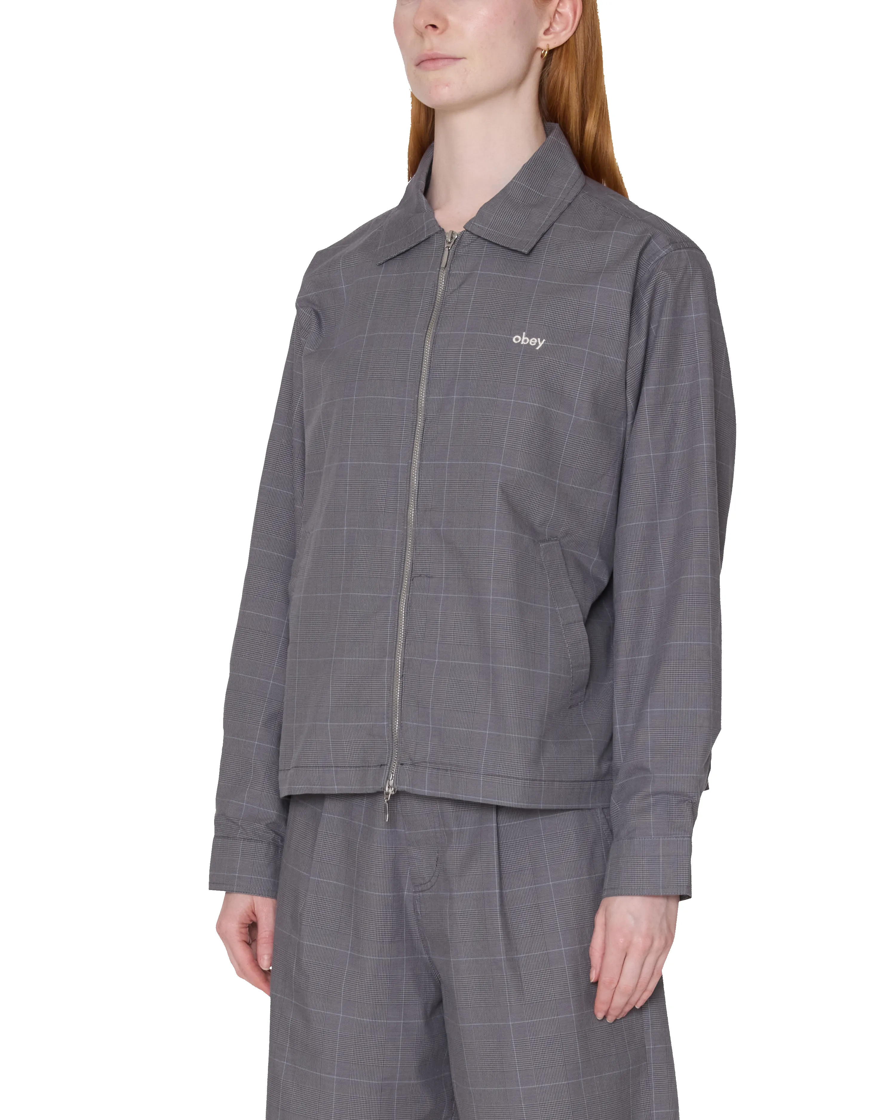 OLIVIA PLAID JACKET sold by Obey product image thumbnail 2