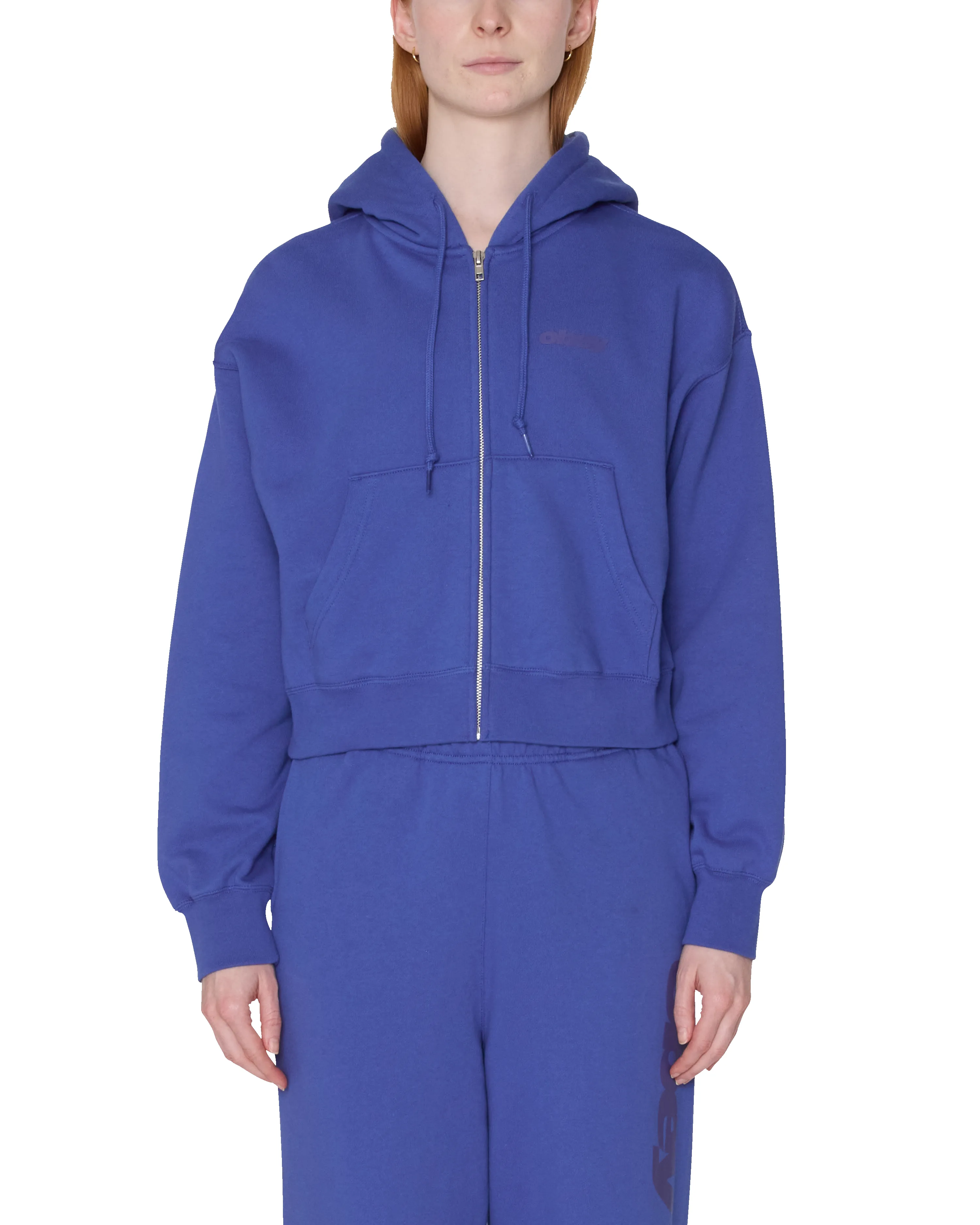 LEAGUE CROPPED ZIP HOOD sold by Obey
