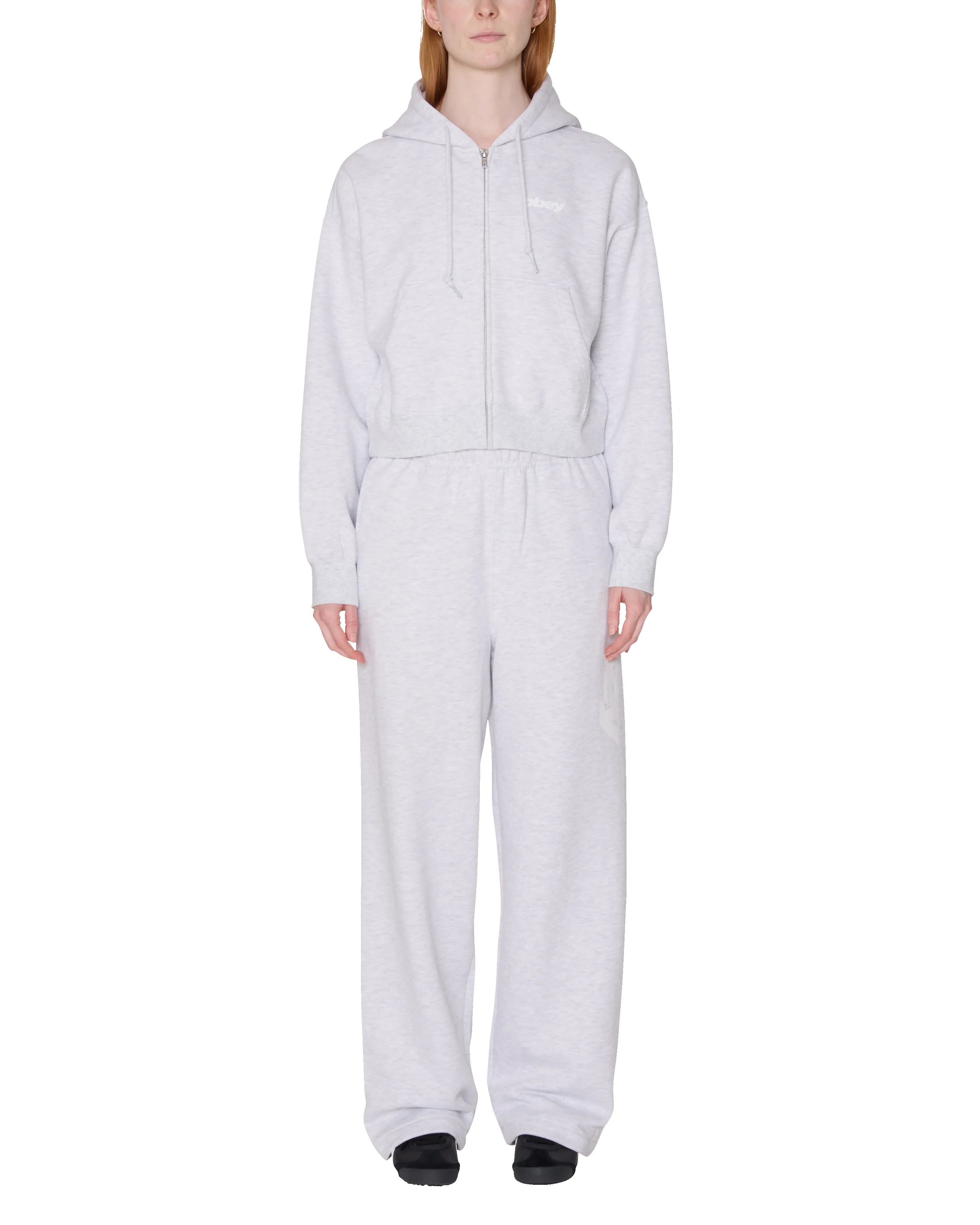 LEAGUE CROPPED ZIP HOOD sold by Obey product image thumbnail 5