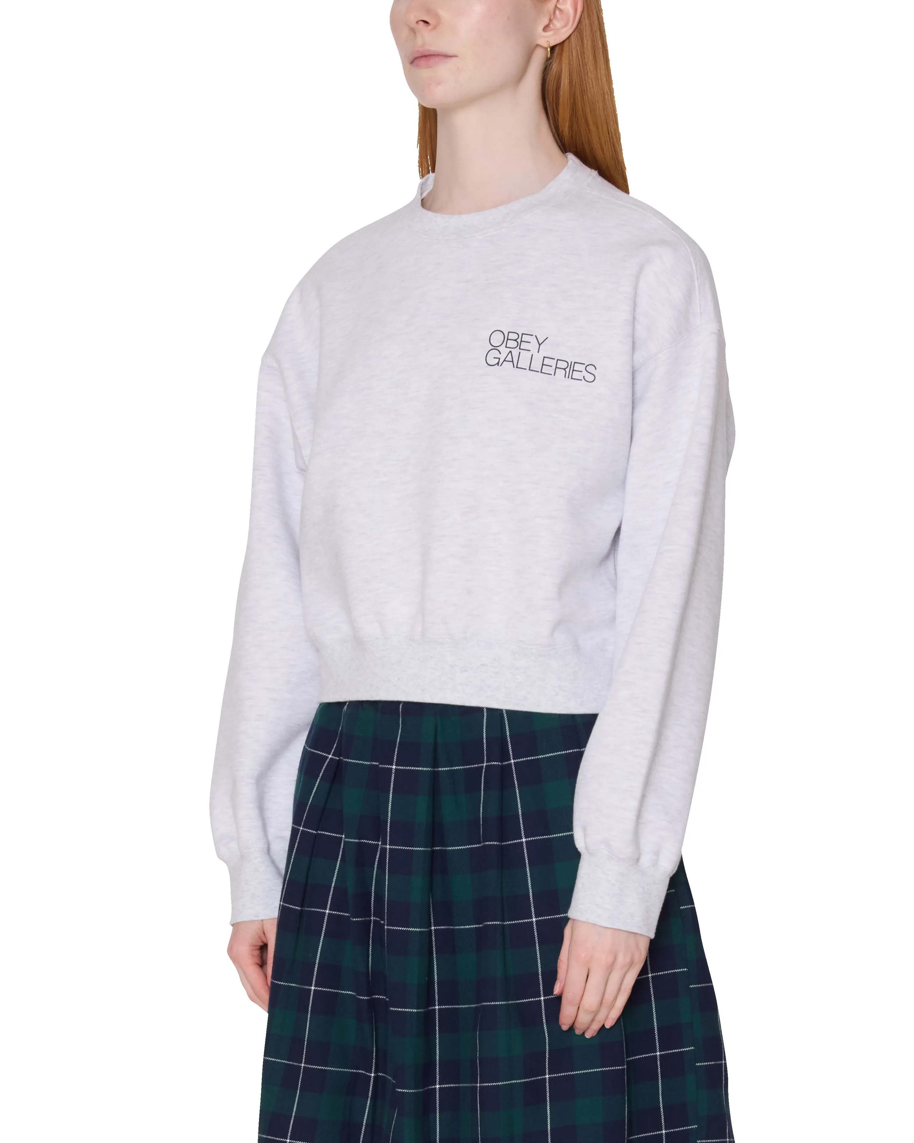 GALLERIES CROPPED CREWNECK sold by Obey product image thumbnail 2